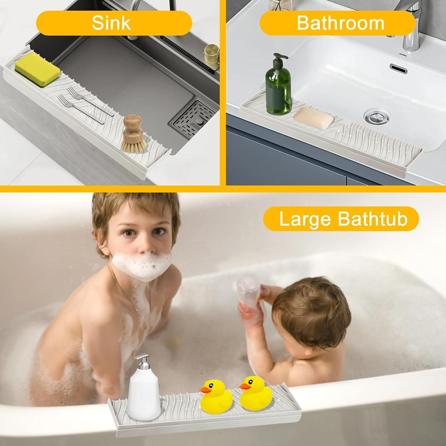 Protector de Borde de Silicona TIKNIK 50.8x10.16cm Beige