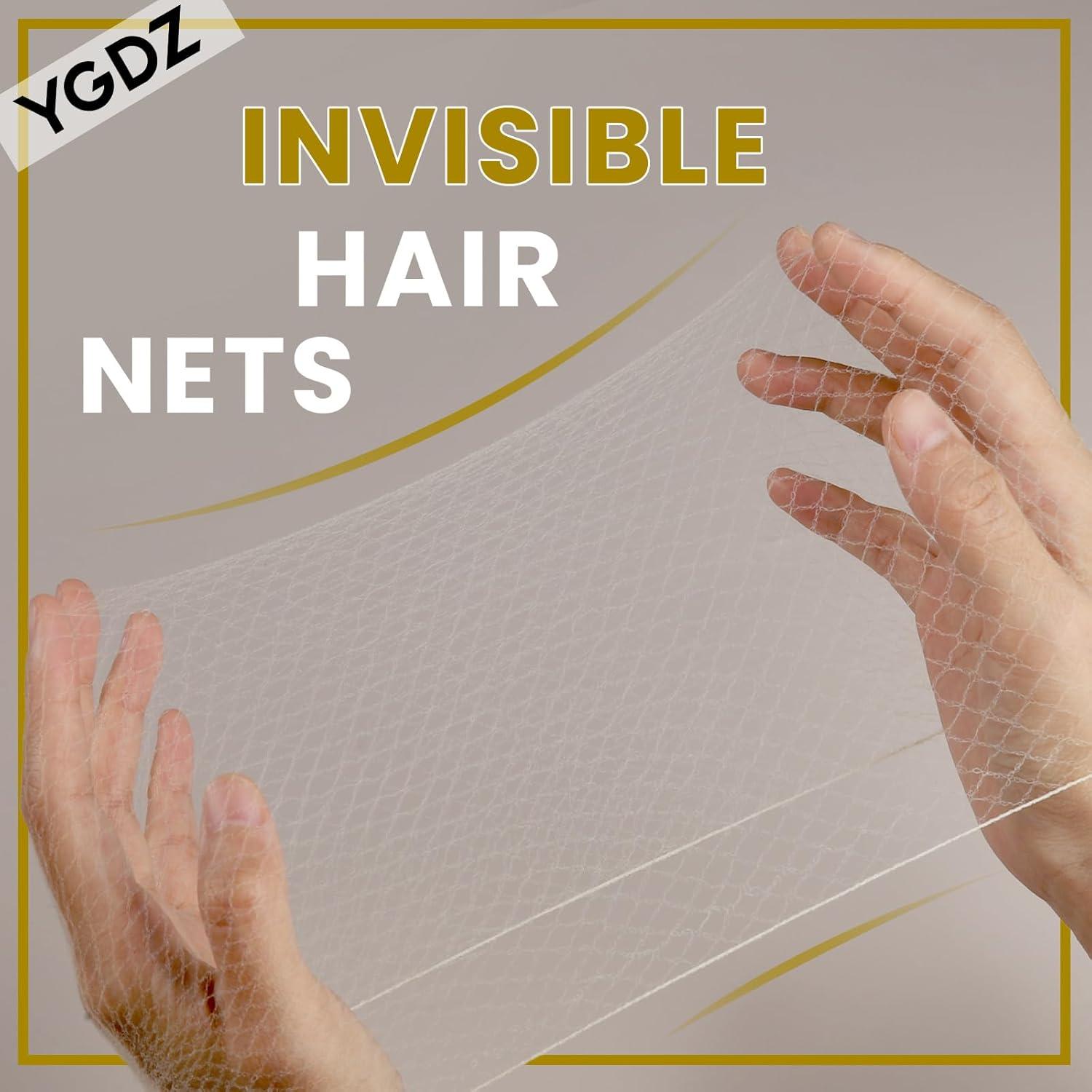 Redes para Cabello Invisibles YGDZ 40 Piezas 50cm Beige