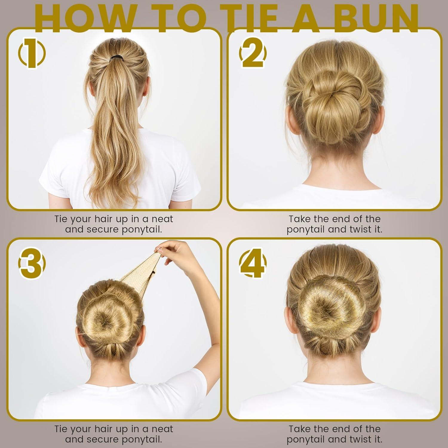 Redes para Cabello Invisibles YGDZ 40 Piezas 50cm Beige