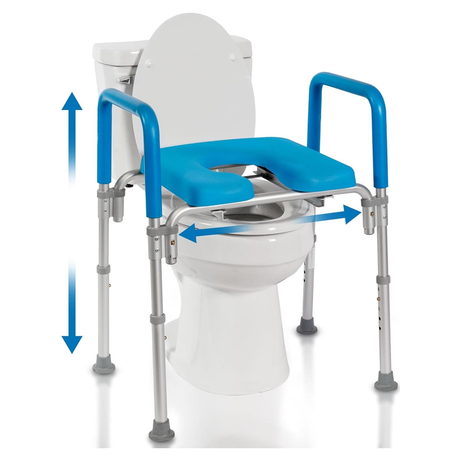 Asiento Elevado con Almohadilla Platinum Health Azul 150 kg