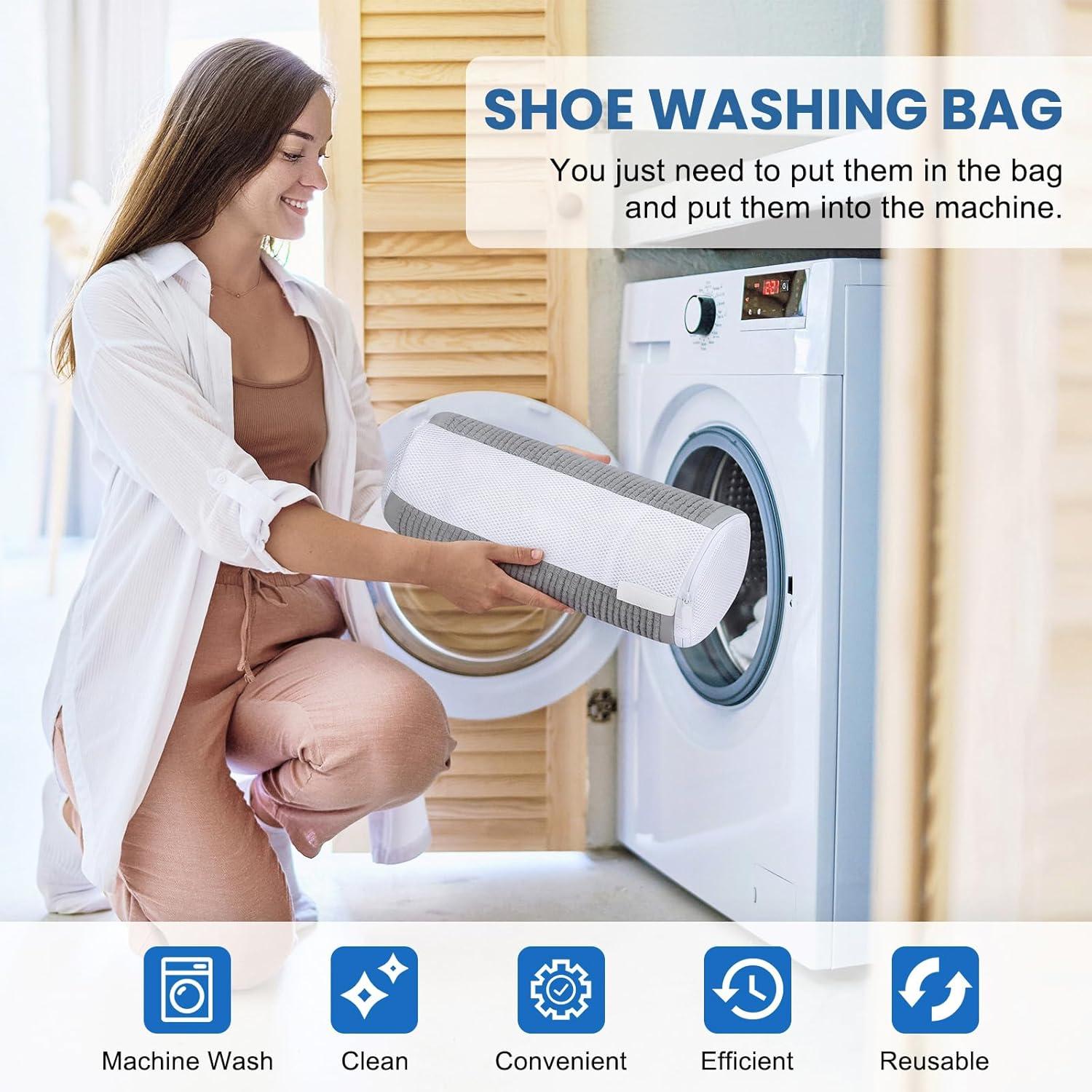 Bolsa de Lavado de Zapatos Reutilizable XSHBG-GY - Gris