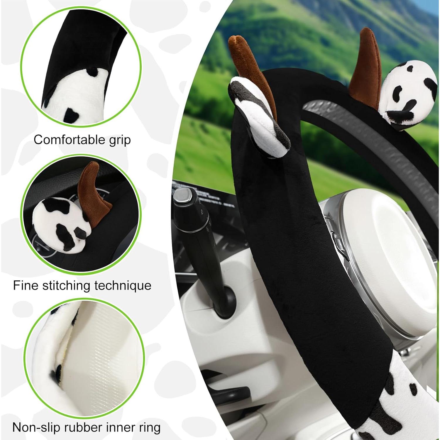 Funda de Volante de Piel de Vaca SuperKaKa + 2 Posavasos