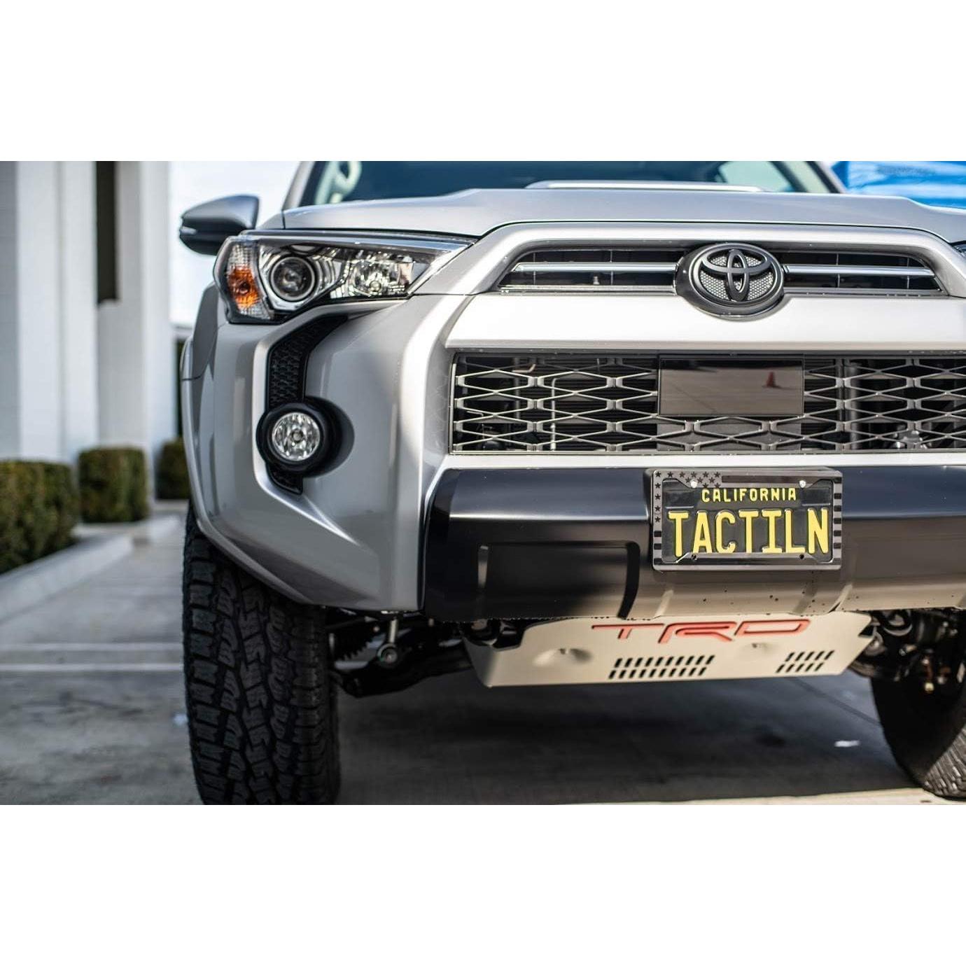 Marco de Placa de Licencia Tactilian Bandera Americana 3D - Paquete de 2