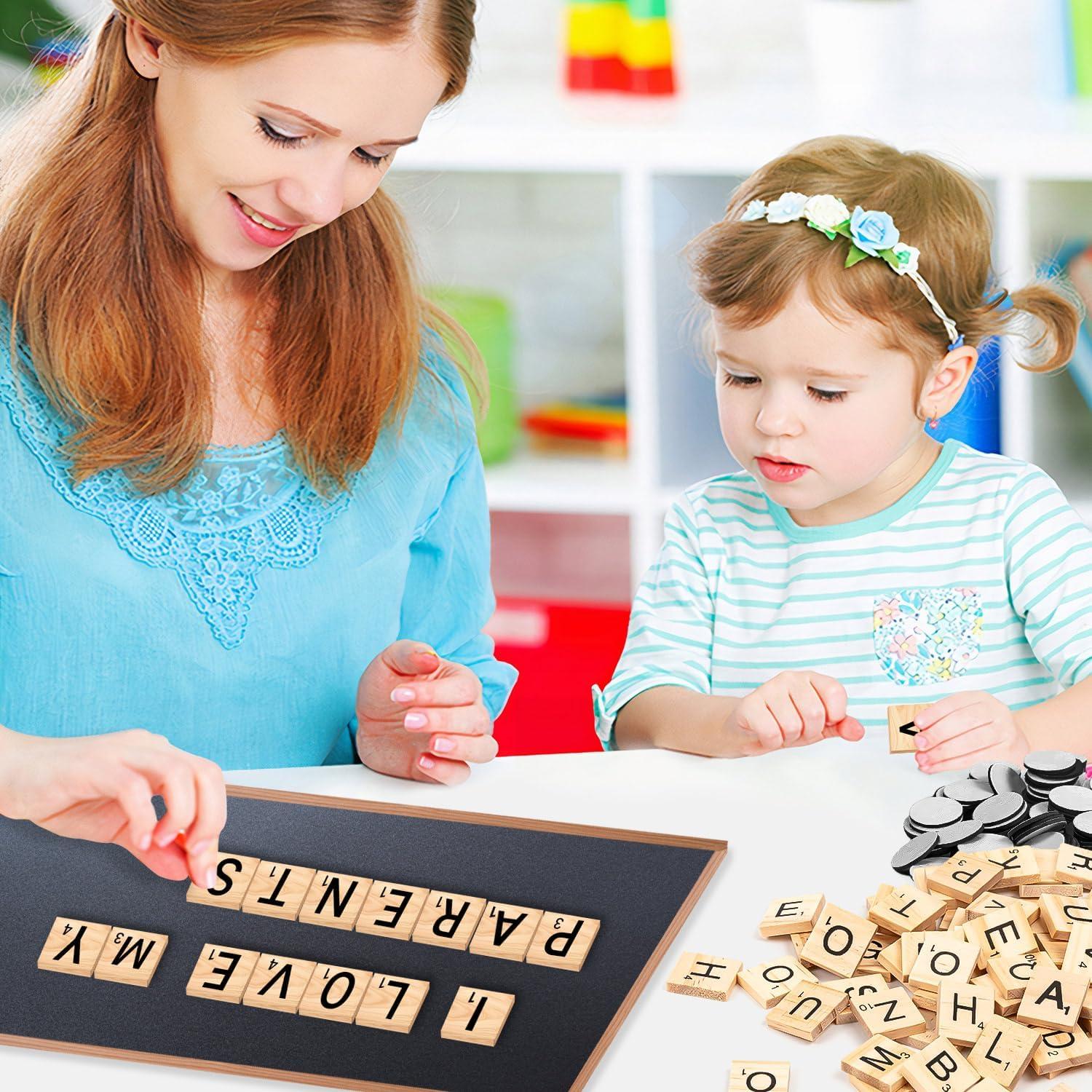 150 Letras Magnéticas de Madera JMZYJZH para Refrigerador