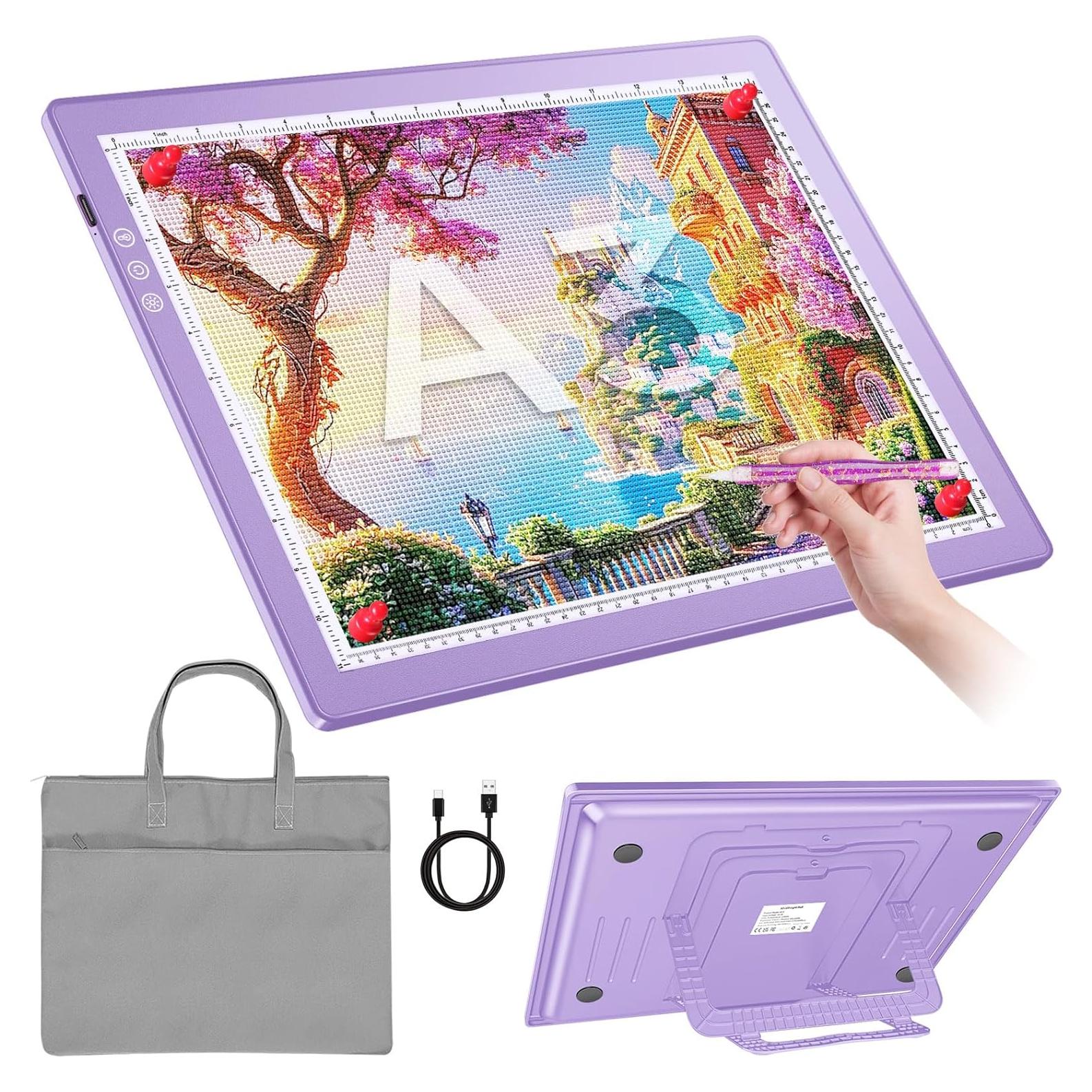 Caja de Luz LED Recargable A3 ZEXALIGHT 2500mAh 8 Niveles