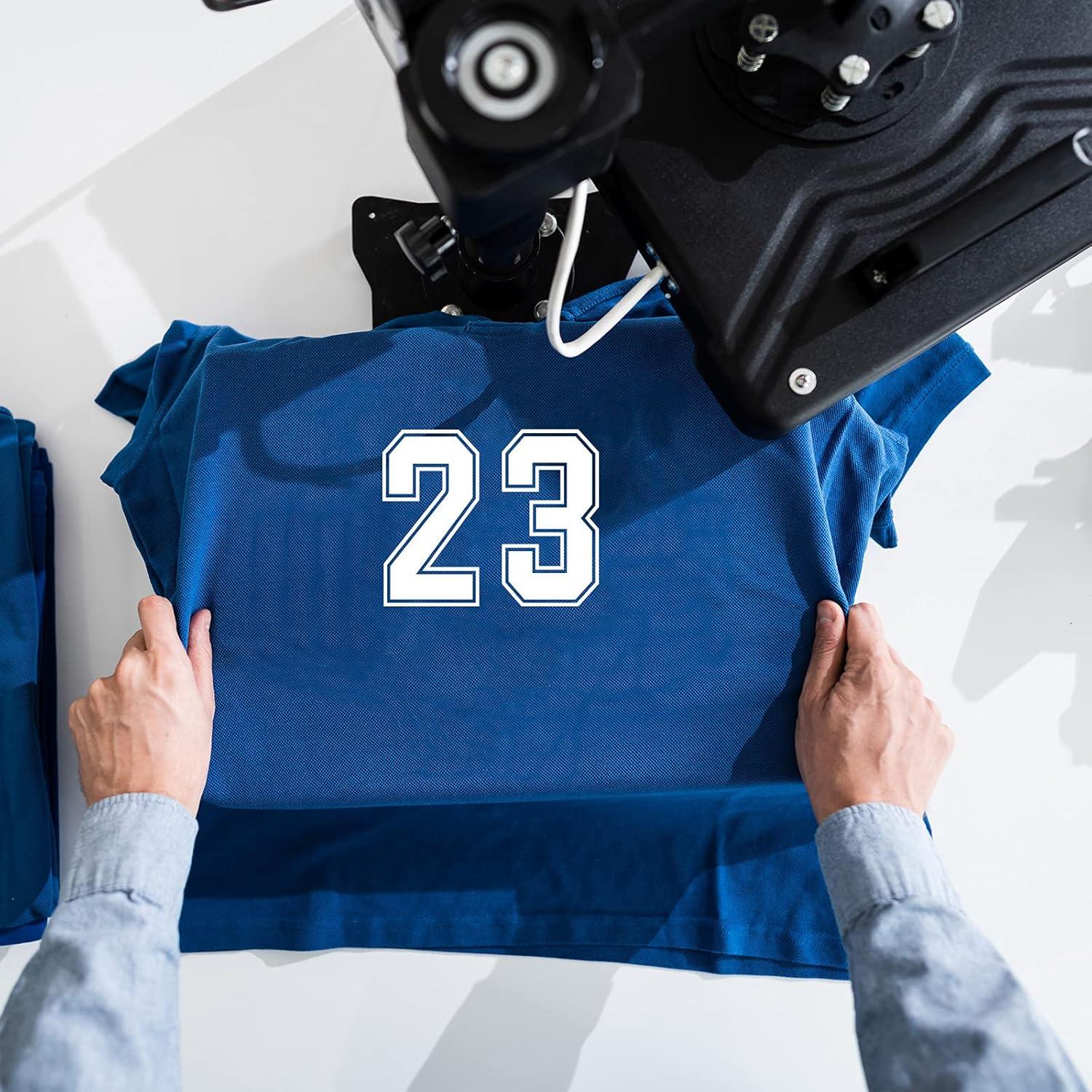 Números de Transferencia de Calor WILLBOND 24 Pcs 12.7 cm