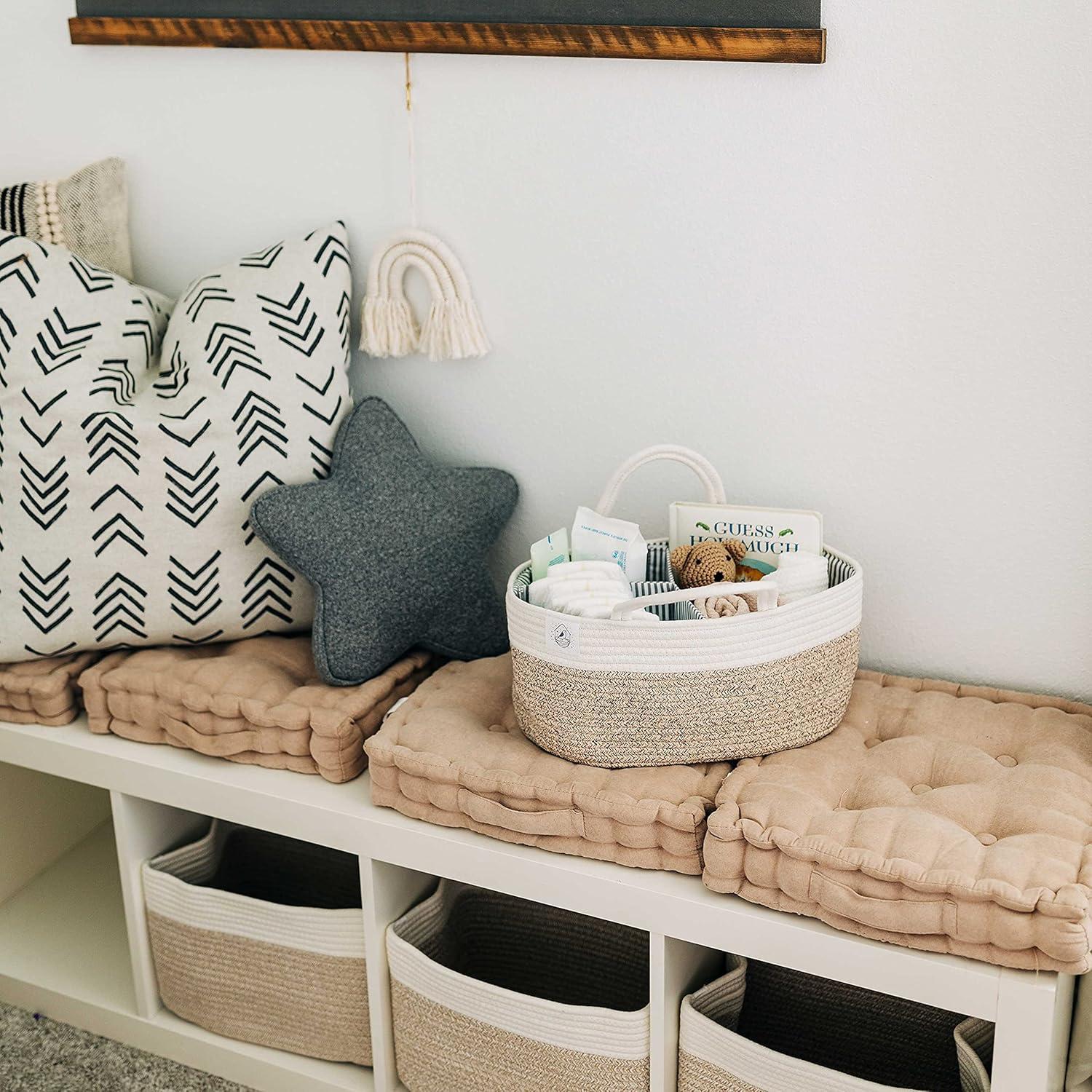 Caddy para Pañales OrganiHaus Marrón 17L con Divisores