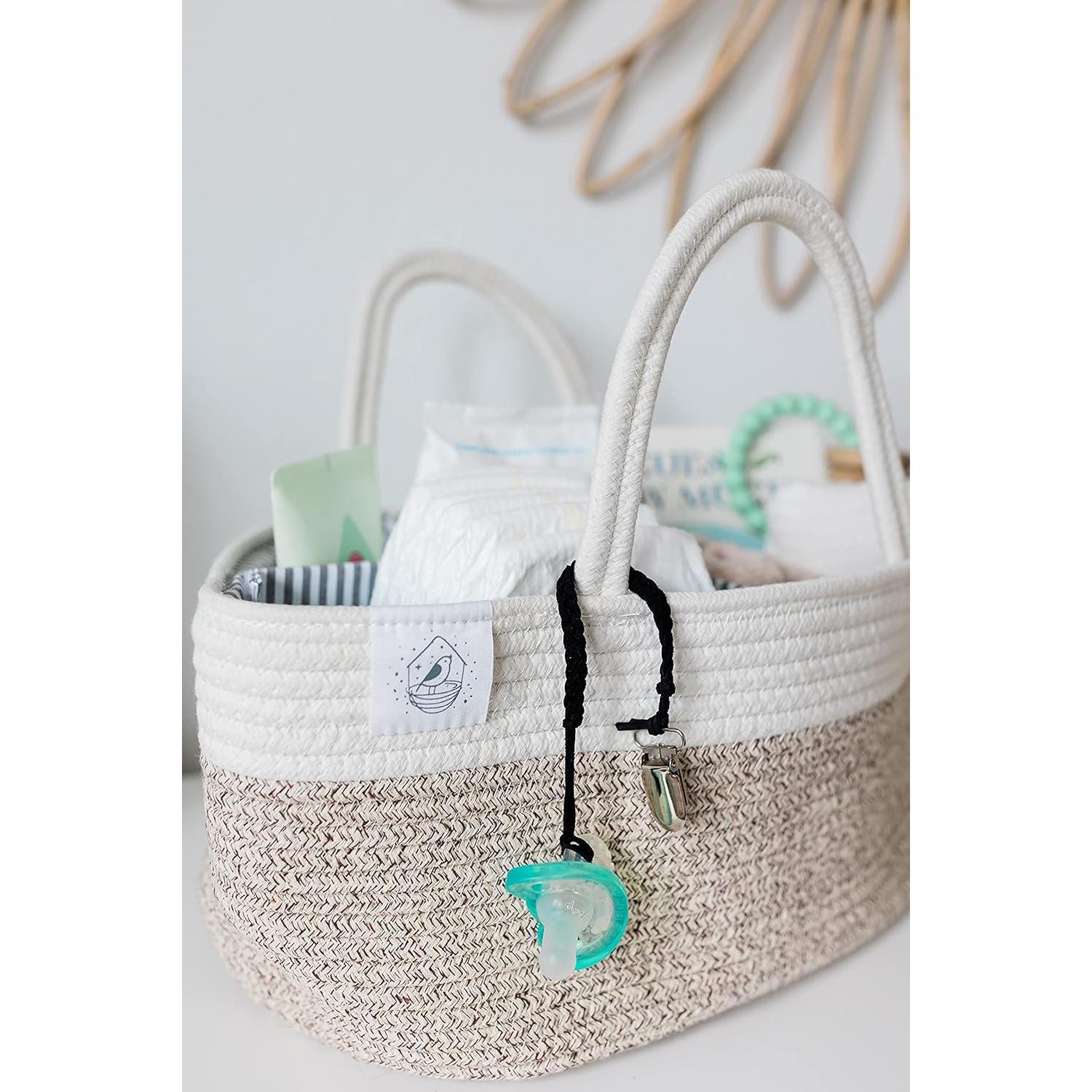 Caddy para Pañales OrganiHaus Marrón 17L con Divisores