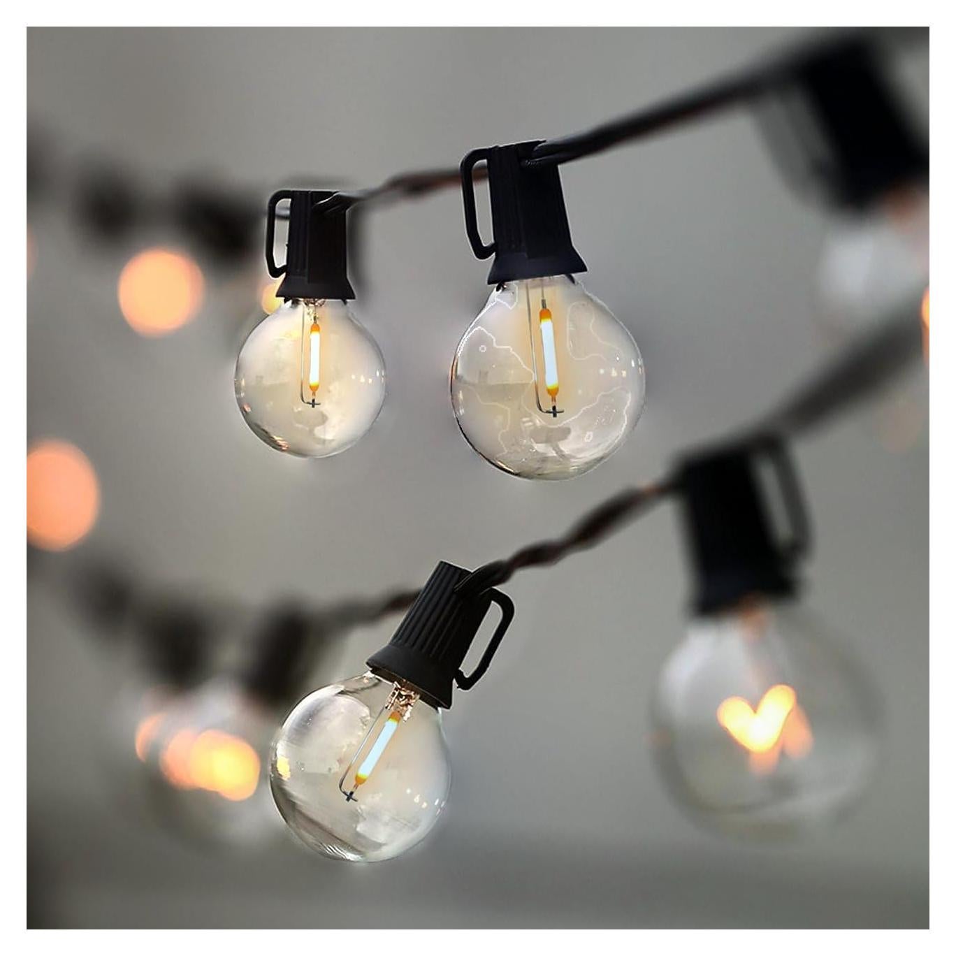 Luces de Cadena LED Lampat 25 Bombillas 7.62 m G40 Interior/Exterior