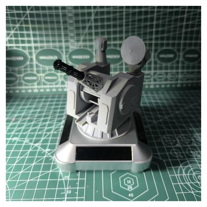 Adorno Rotatorio Militar Venshy con Energía Solar 12.7cm