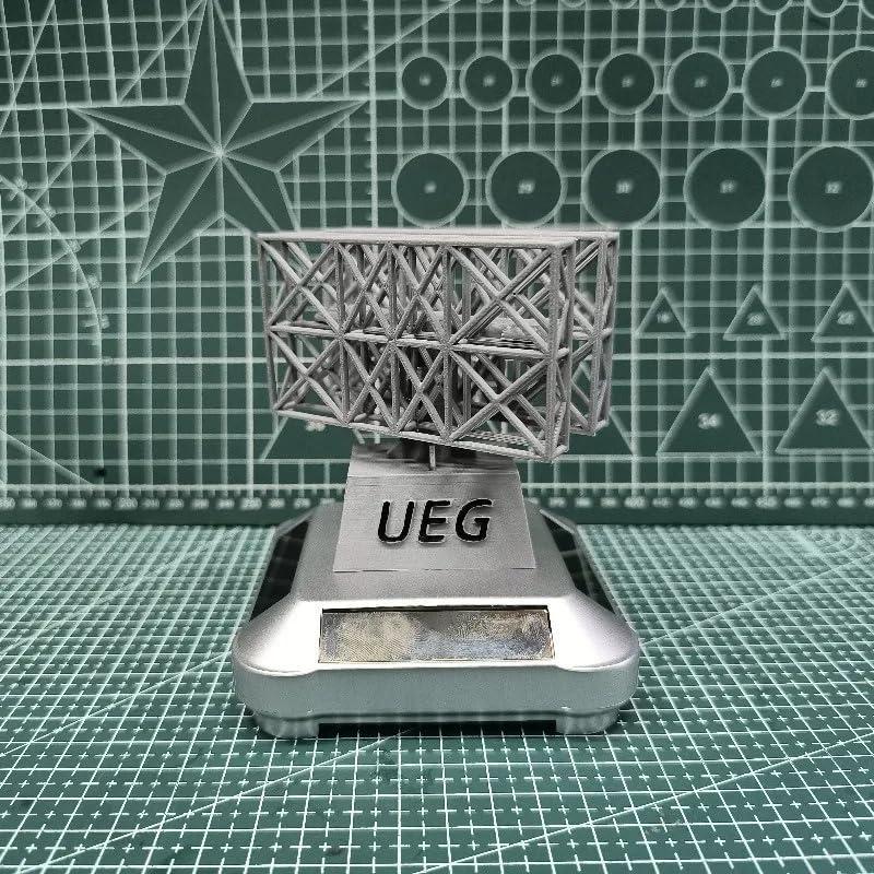 Adorno Rotatorio Militar Venshy con Energía Solar 12.7cm