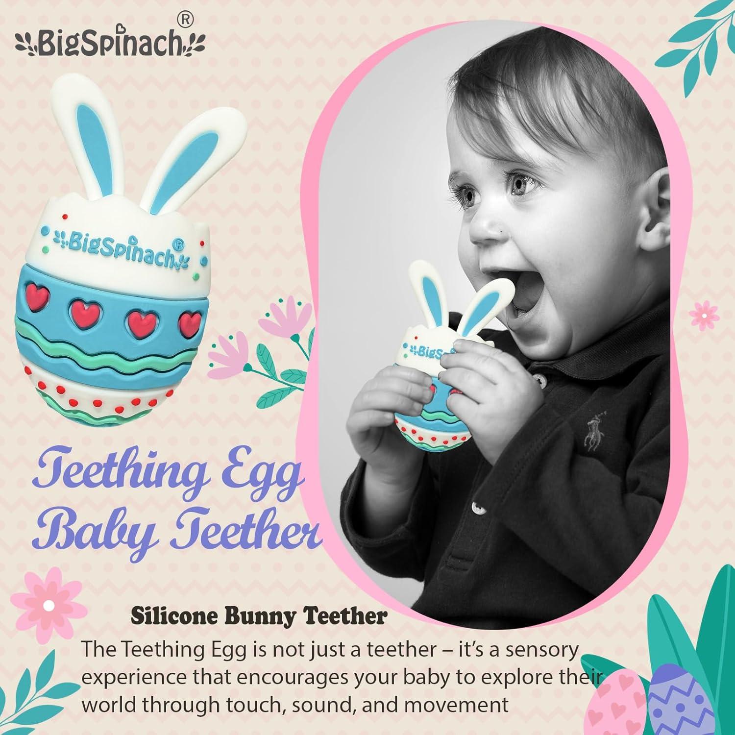 Chupete de Silicona Conejo Huevo de Pascua para Bebé 68g