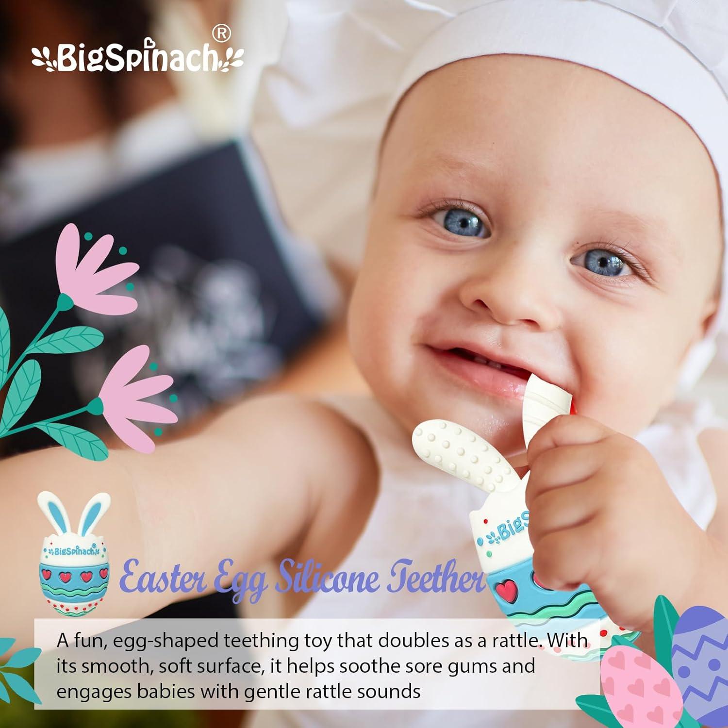 Chupete de Silicona Conejo Huevo de Pascua para Bebé 68g