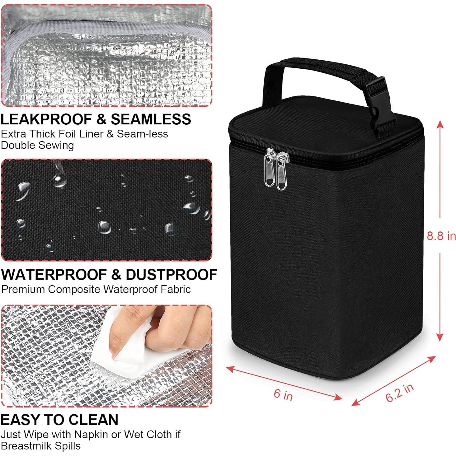 Bolsa Enfriadora de Leche Materna Accmor AC8379, 4 Biberones