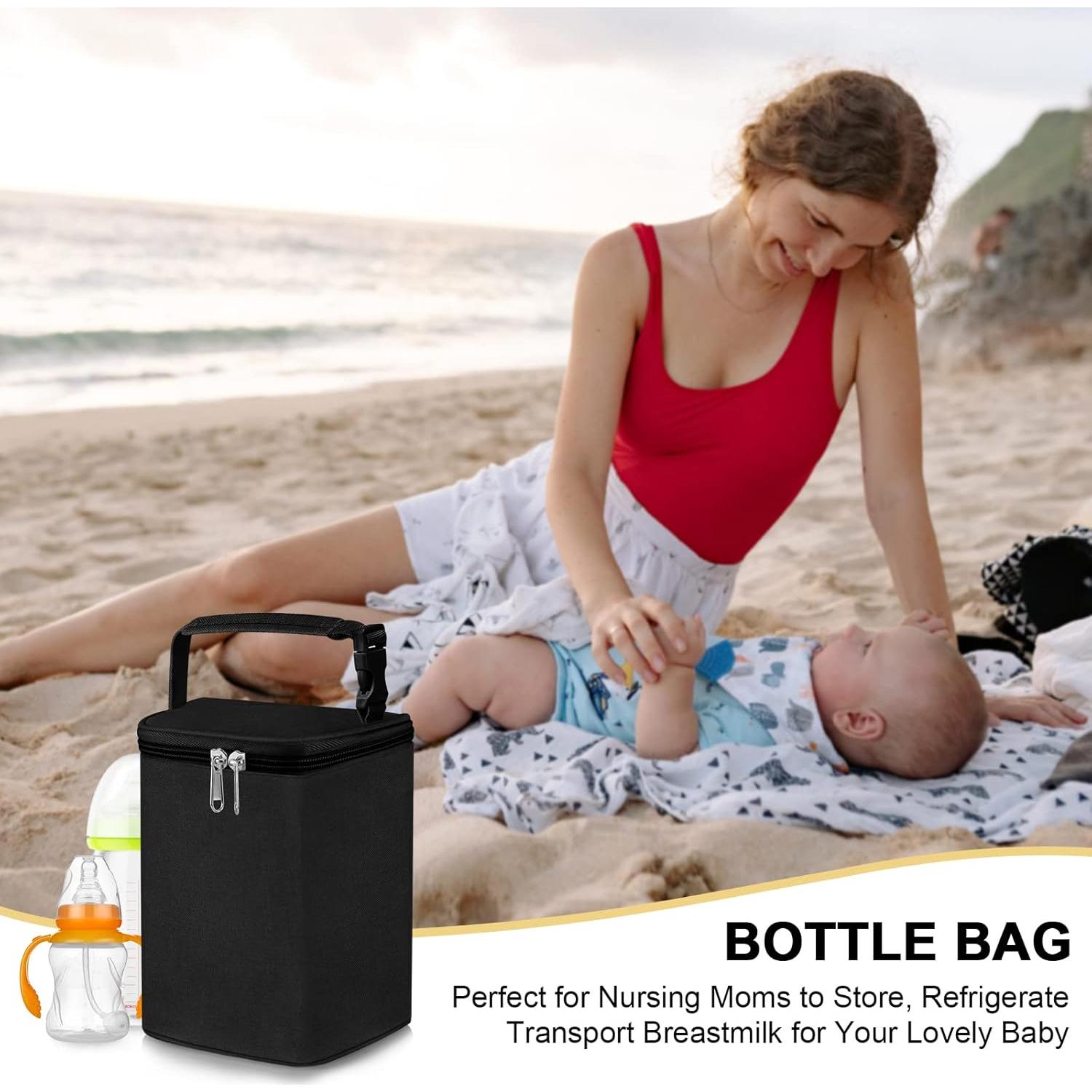 Bolsa Enfriadora de Leche Materna Accmor AC8379, 4 Biberones