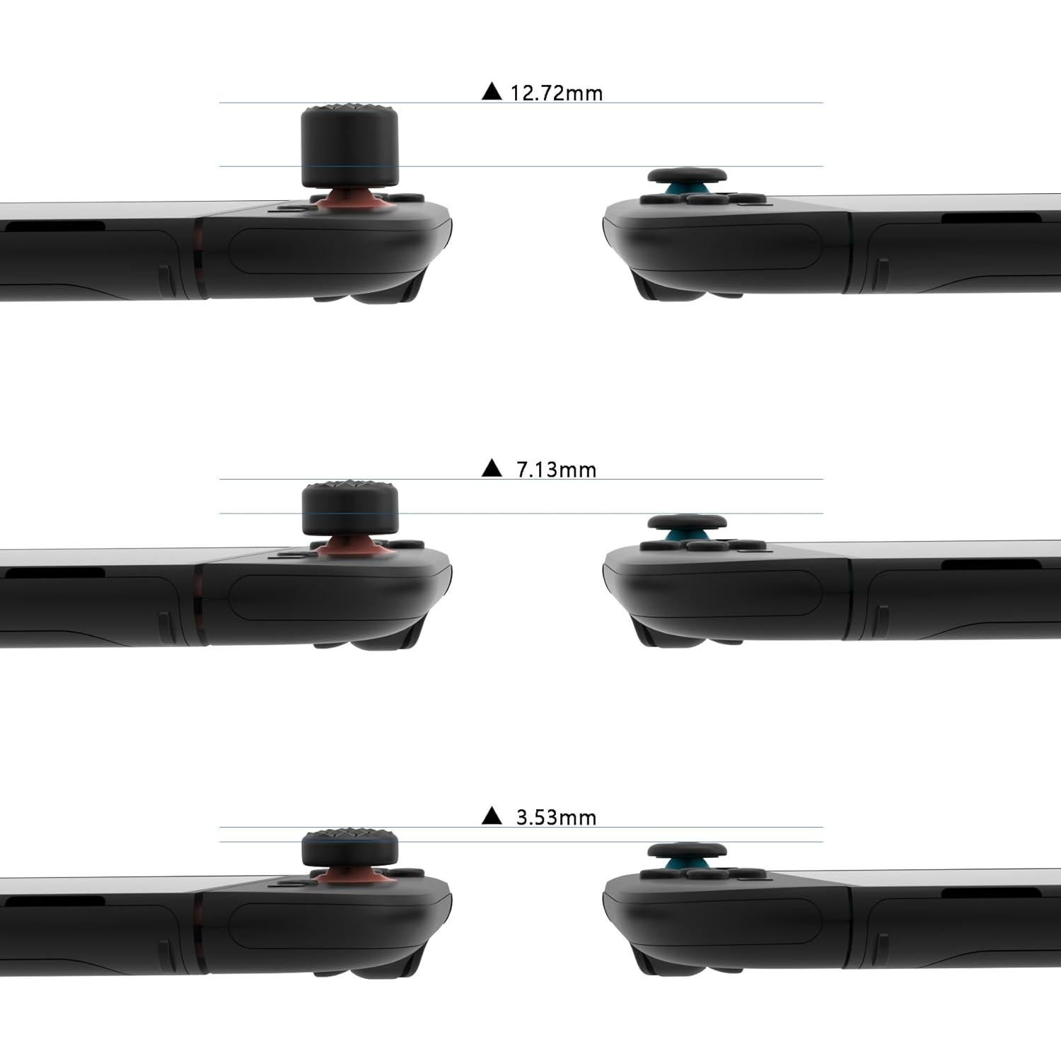 Agarres Ergonómicos PlayVital para Joycon Nintendo Switch 2 - 10 Piezas