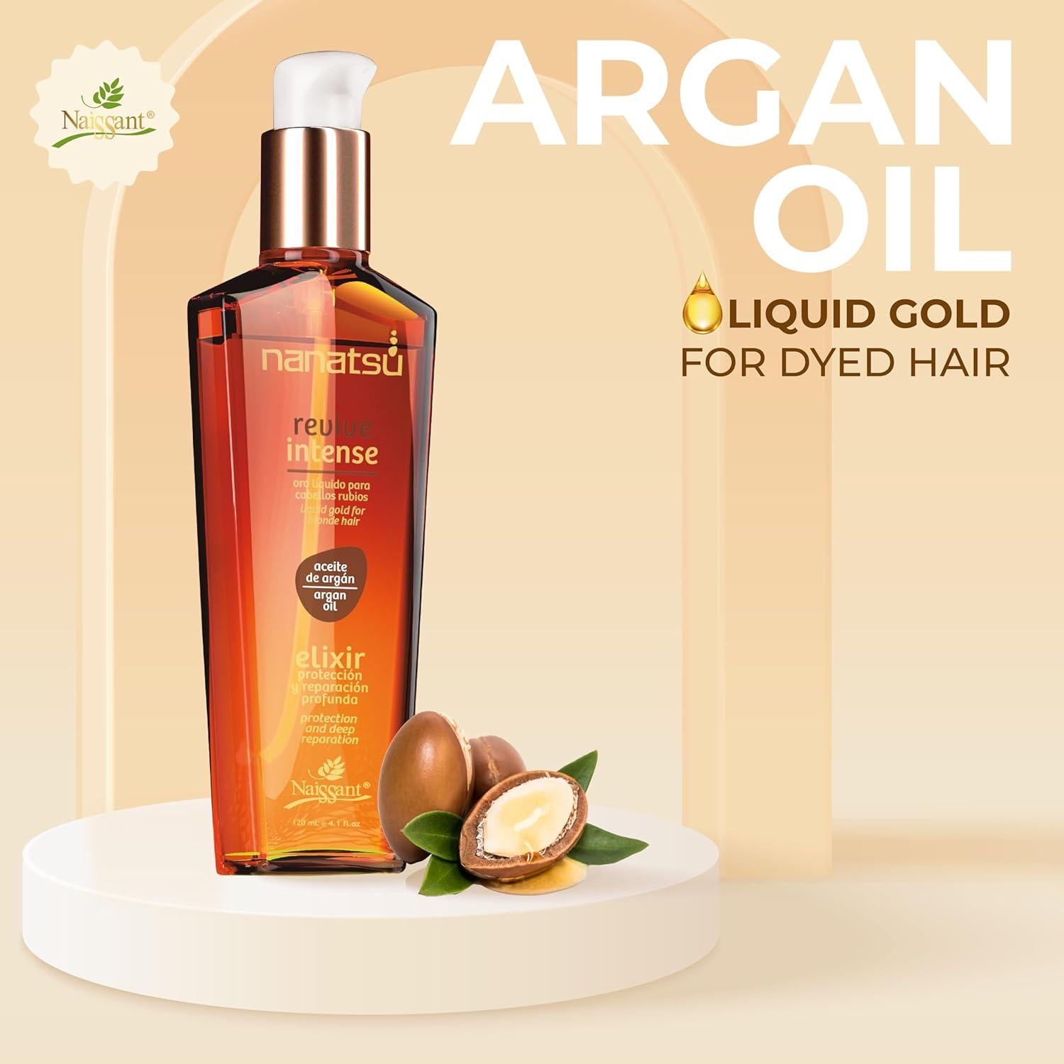 Aceite de Argán Naissant 118 ml | Control de Frizz y Brillo