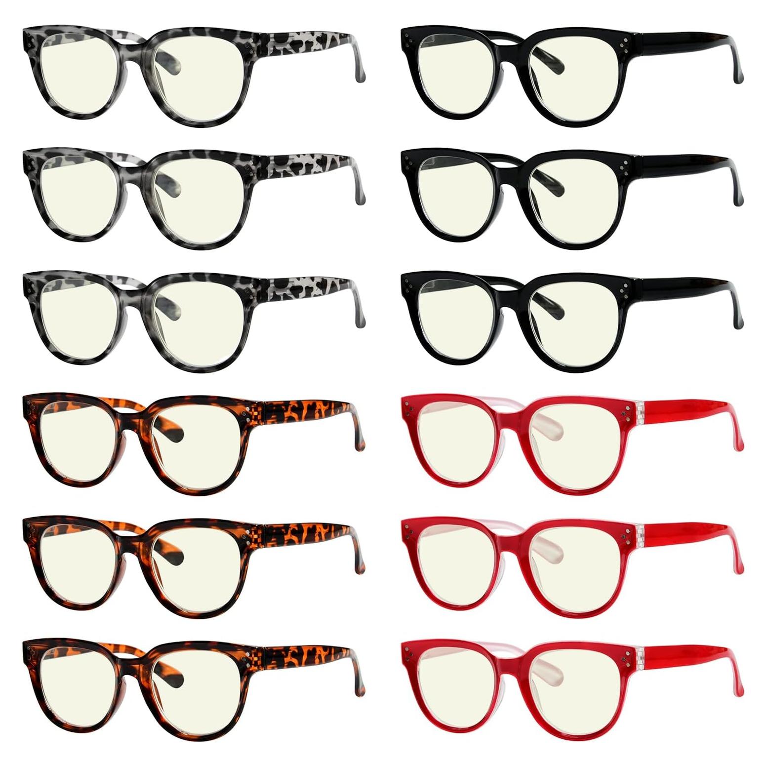 Gafas de Lectura Eyekepper 12 Pack Anti-luz Azul +0.00