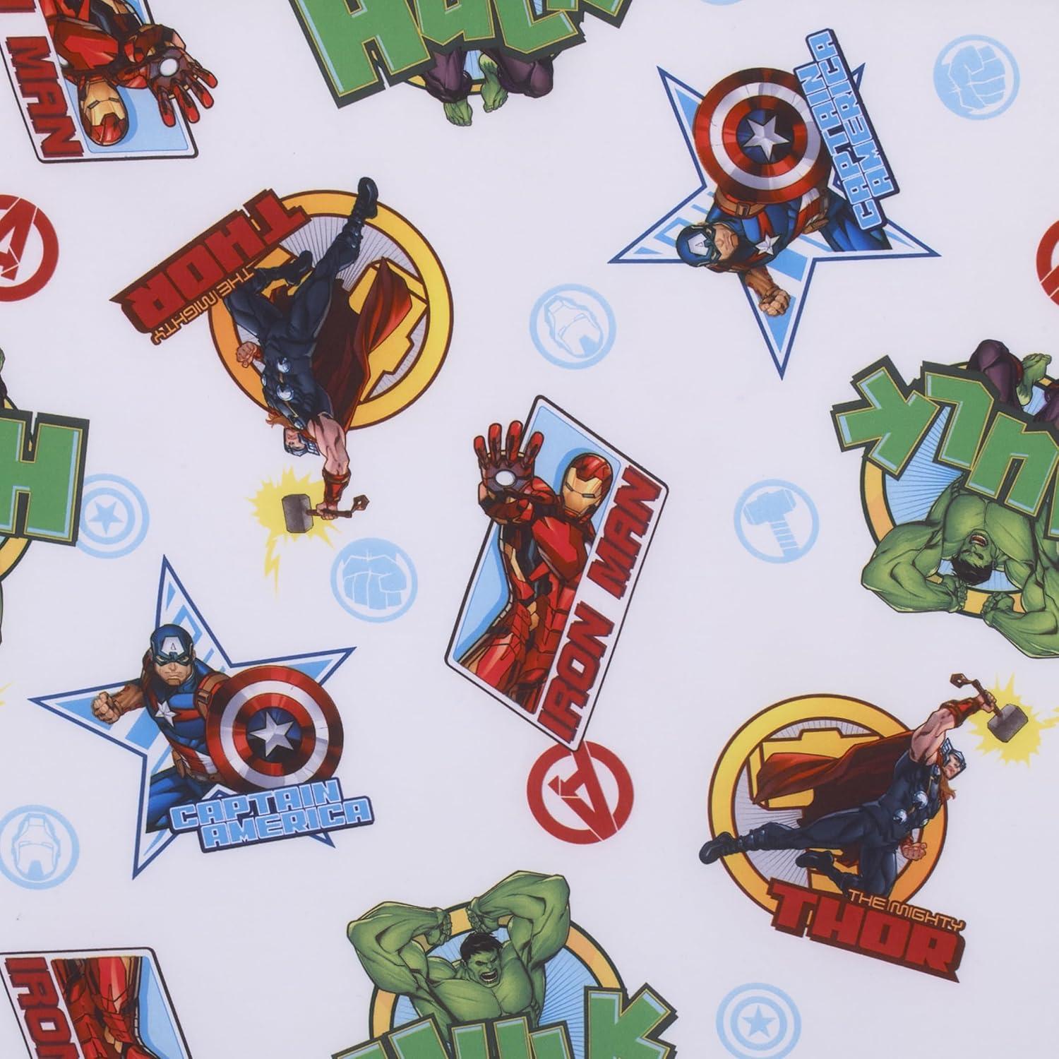 Sábana para Colchoneta de Siesta NoJo Vengadores 48x114 cm