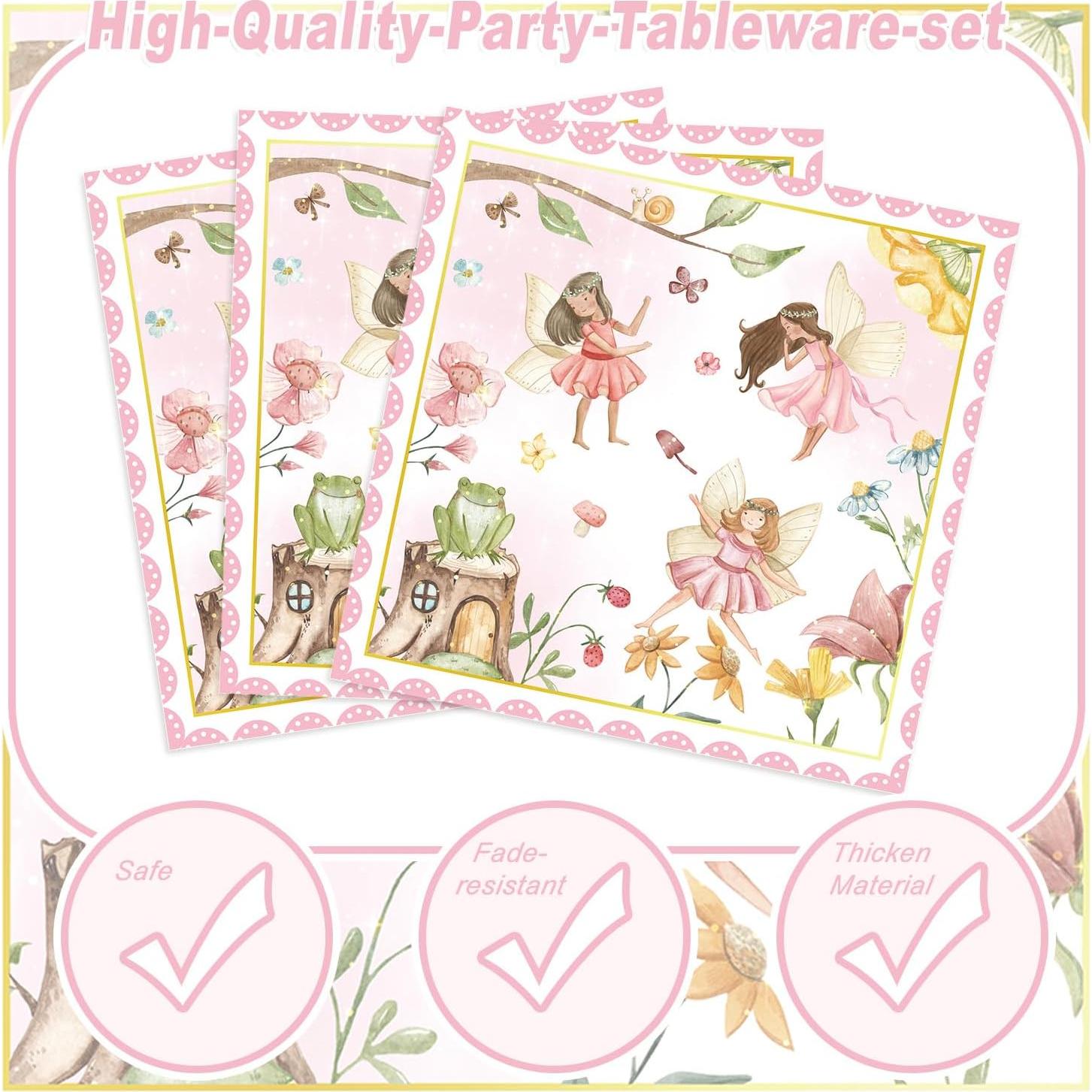 Kit de Fiesta de Hadas 120 Piezas para 20 Invitados