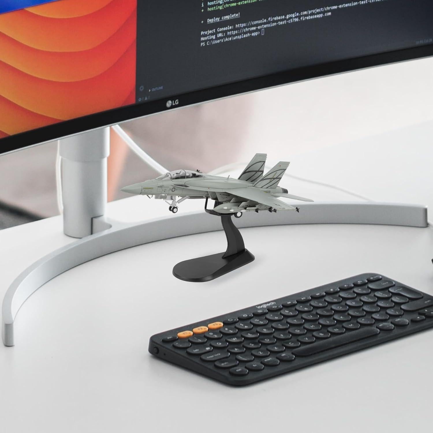 Modelo de avión militar HANGHANG F/A-18F 1:72 aleación