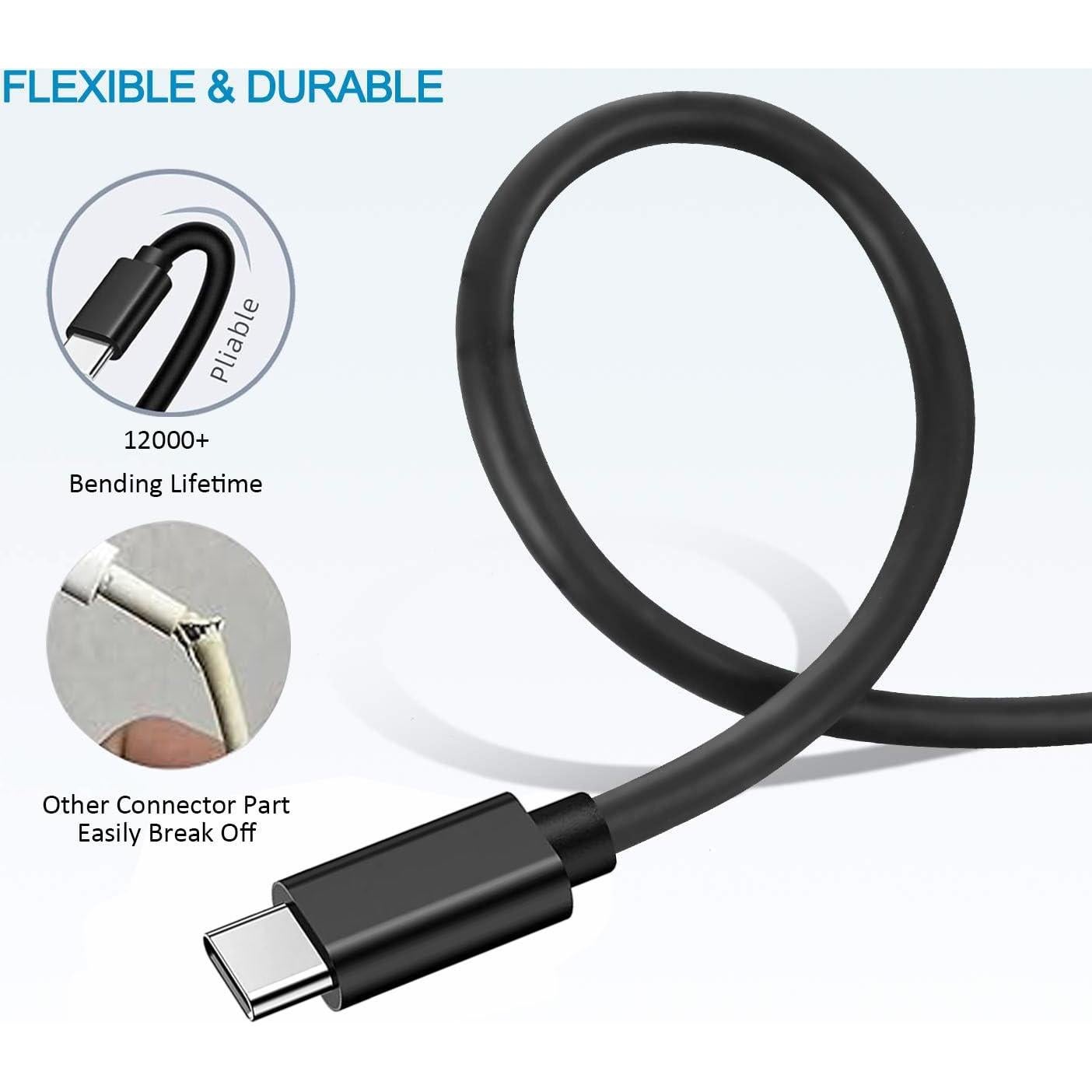 Cable USB A a USB C 0.5m AMORK para iPhone 15/16 CarPlay