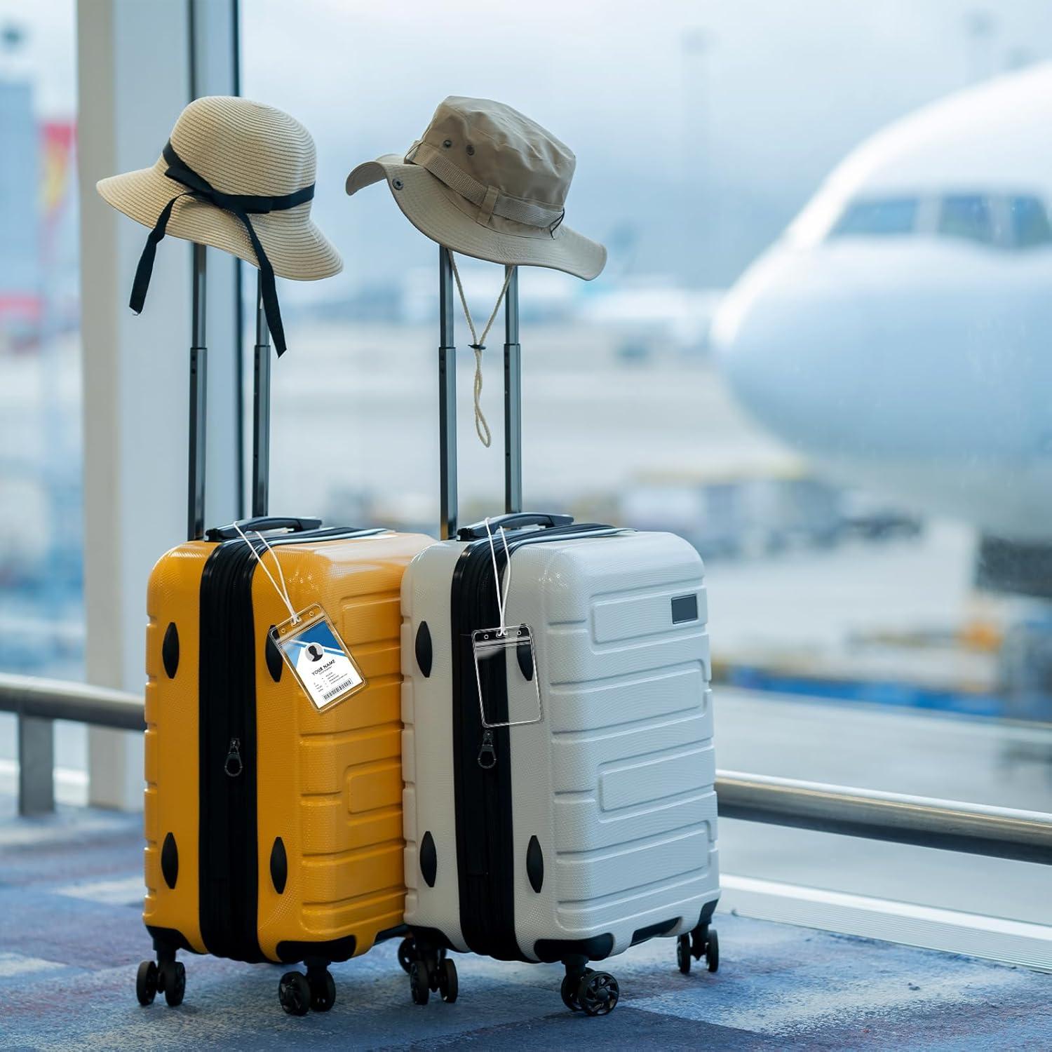 Paquete de 10 Sujetadores de Etiquetas de Equipaje Koorito