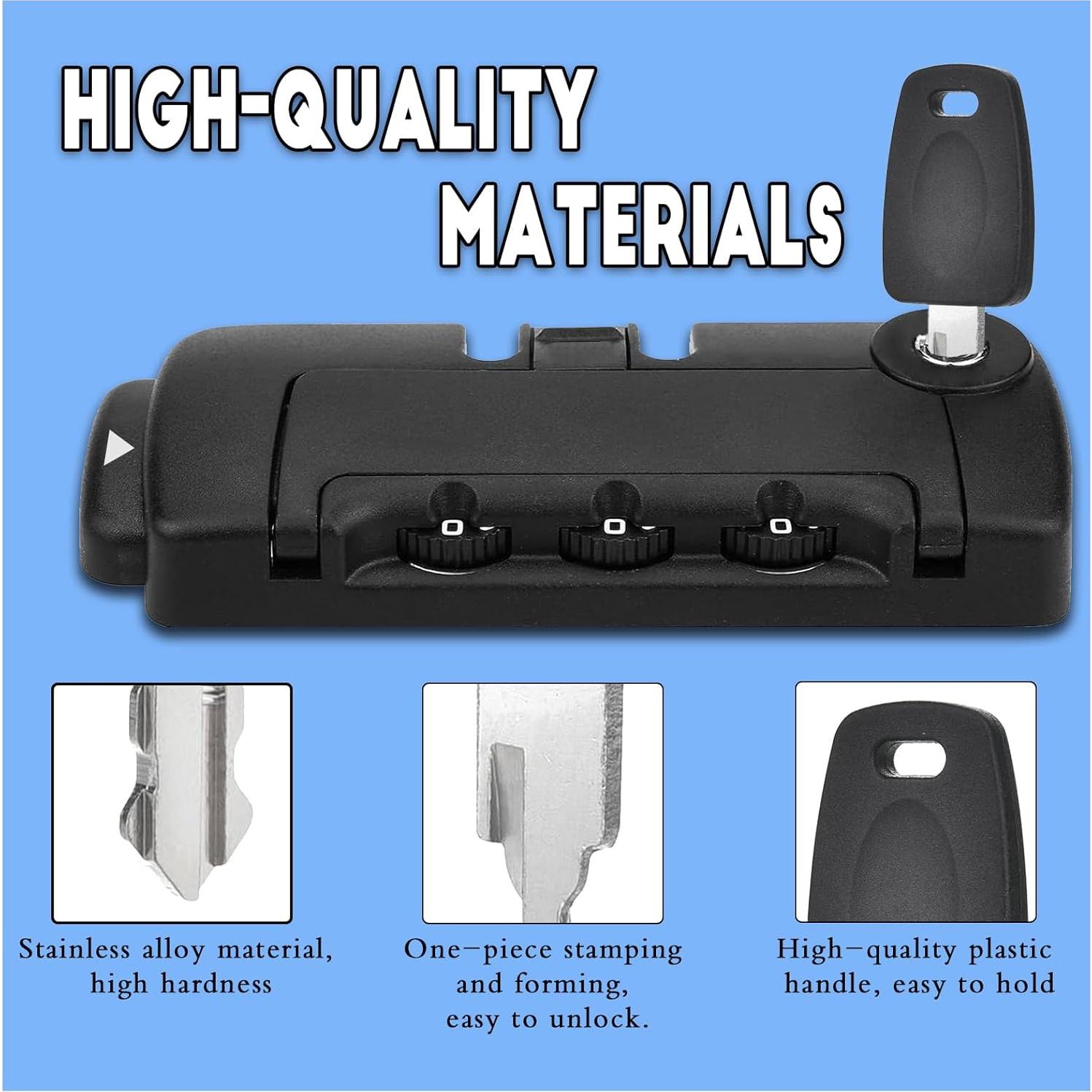 2 Llaves Compatibles Celeyearnirs 002 Key Master para Maletas