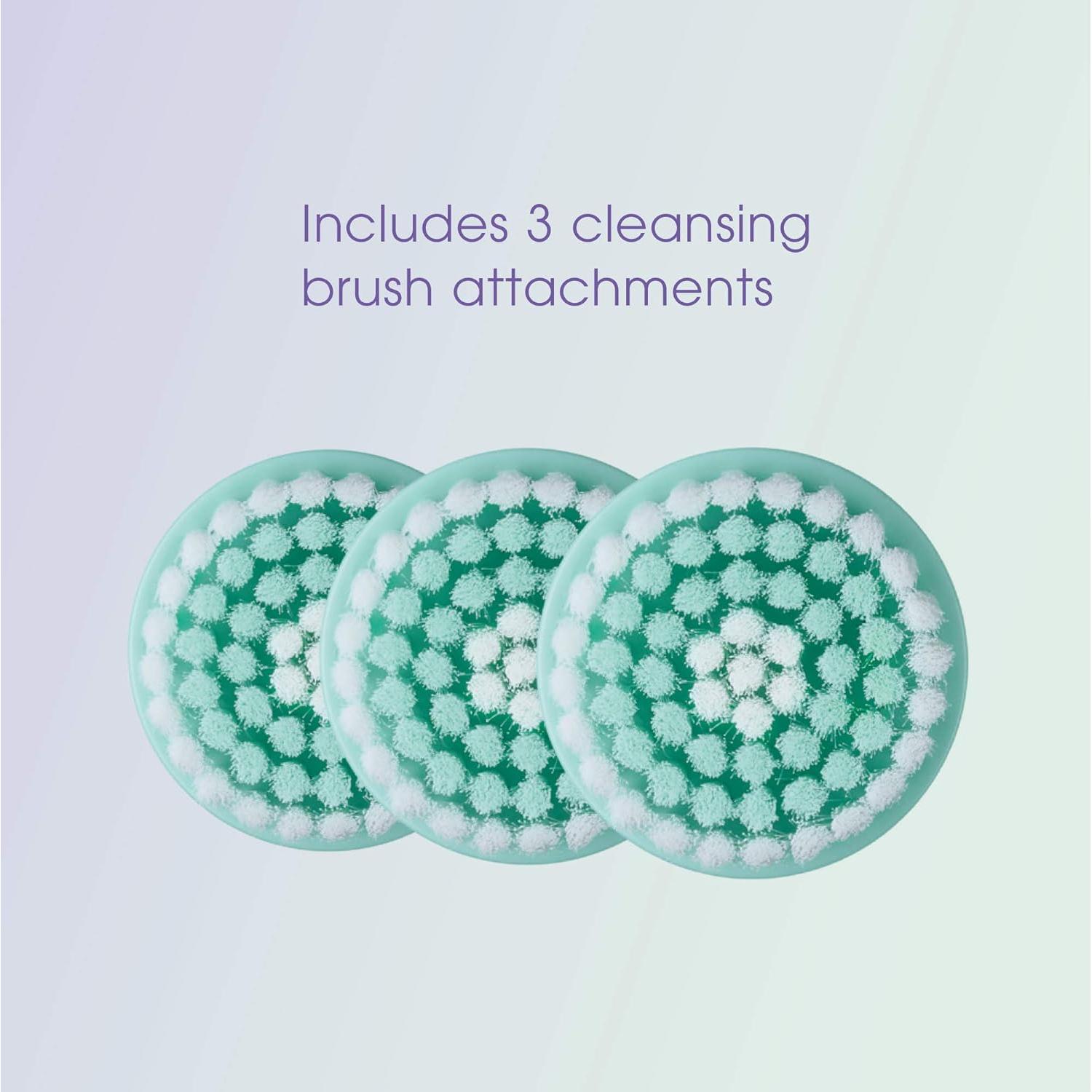 Cepillo Facial de Limpieza a Batería Conair True Glow 4 Piezas