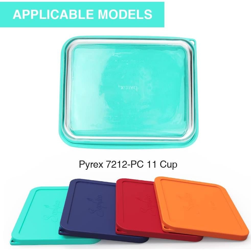 Cubiertas de Silicona Rectangulares 11 Tazas SOPHICO 2PACK