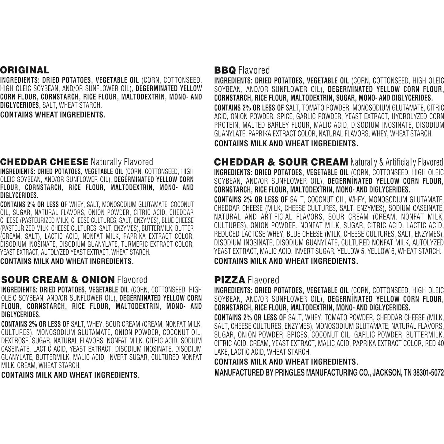 Pringles Papas Crujientes Variado 27 Tazas - Kellogg's