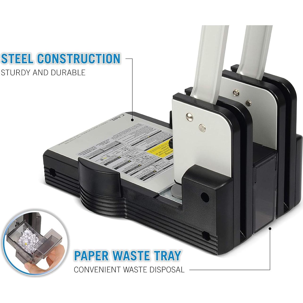 Perforadora Carl XHC-2100N de 2 Agujeros para 100 Hojas