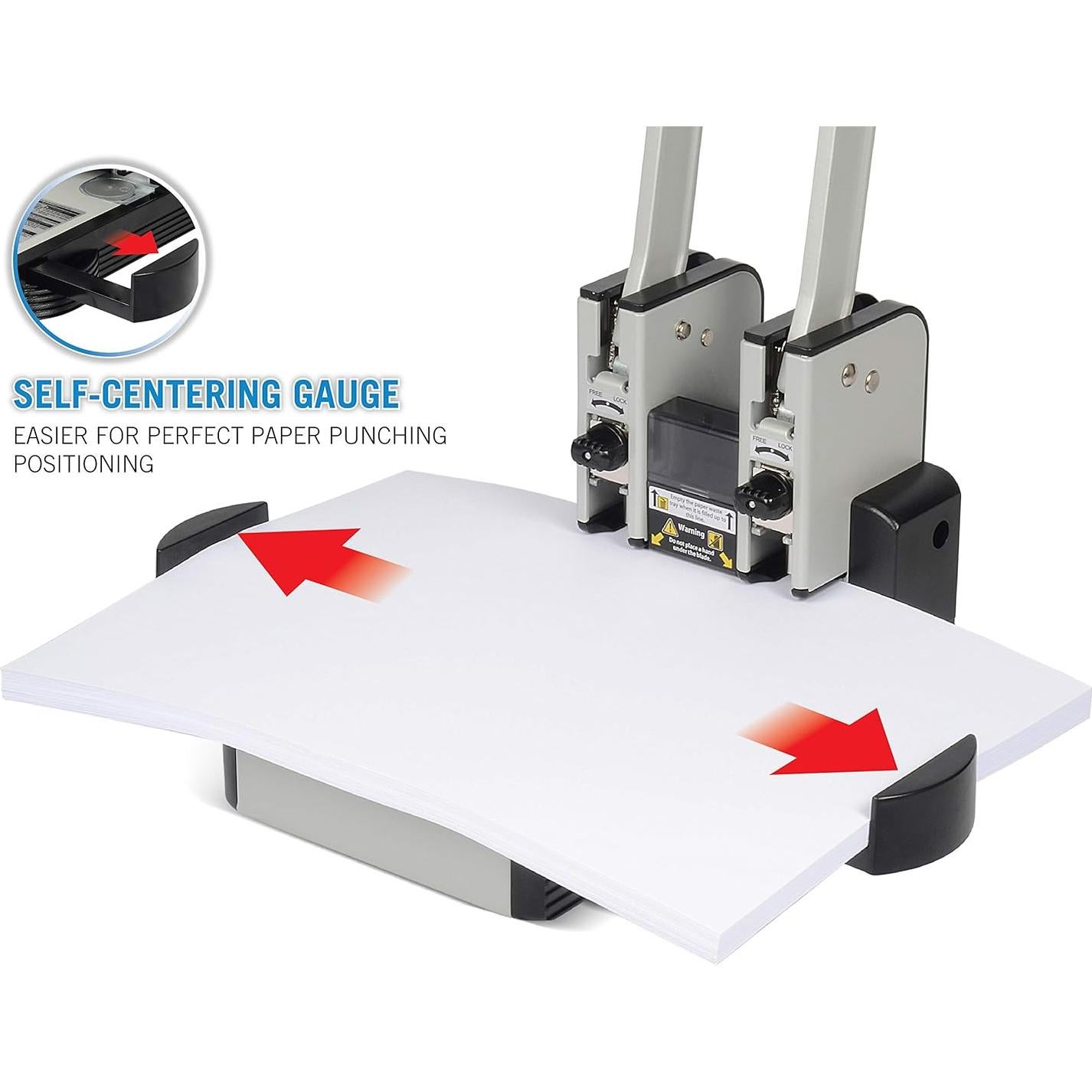 Perforadora Carl XHC-2100N de 2 Agujeros para 100 Hojas
