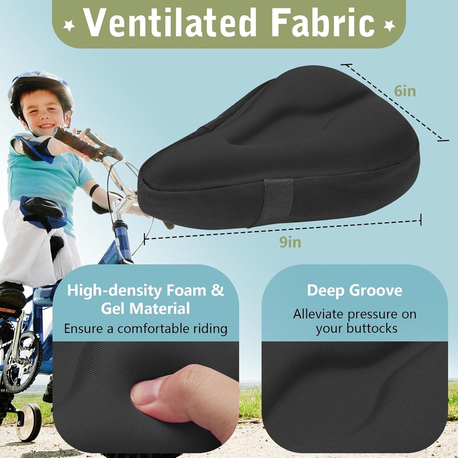 Funda de Cojín para Asiento de Bicicleta Zacro Gel Niños 22.86x15.24cm