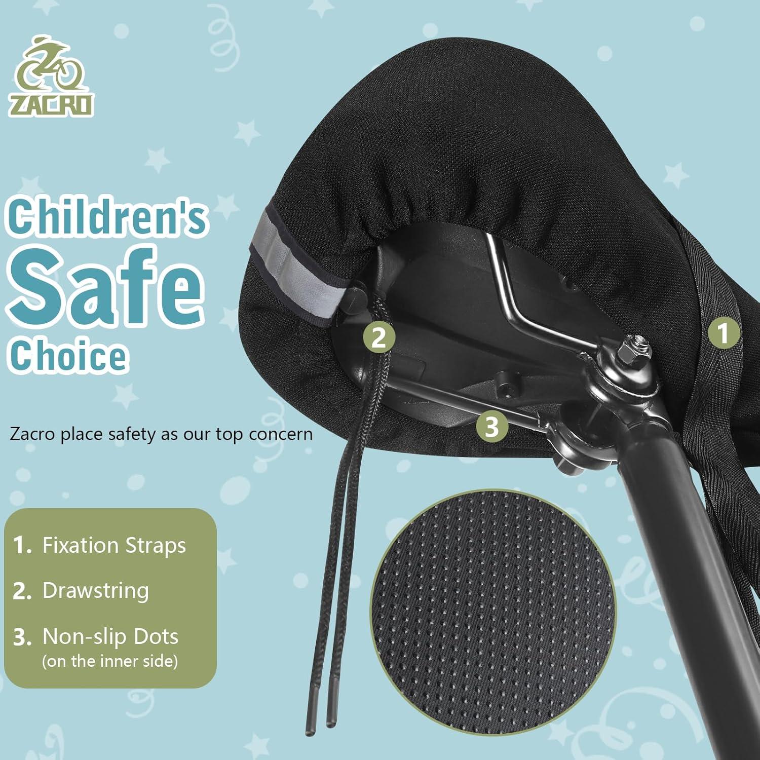 Funda de Cojín para Asiento de Bicicleta Zacro Gel Niños 22.86x15.24cm