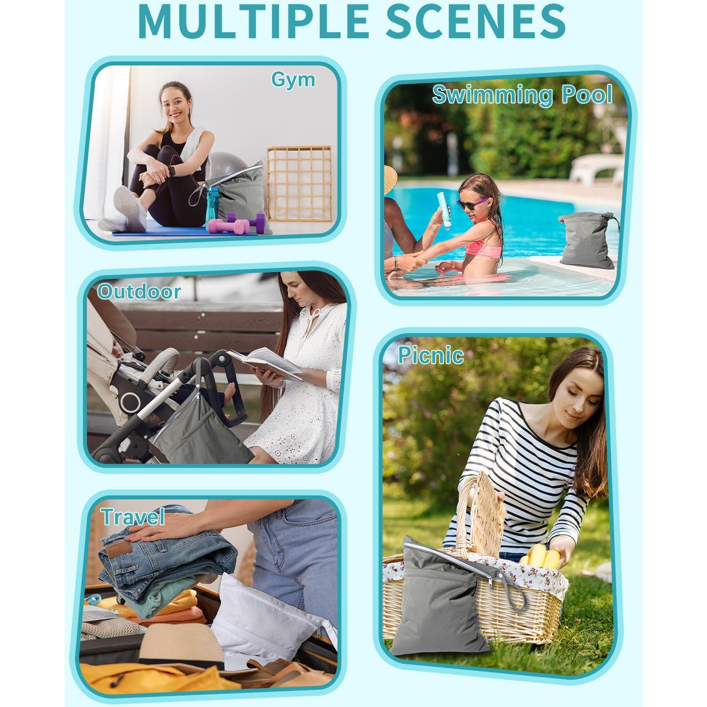 Bolsas Húmedas y Secas Babygoal 3 Unidades Impermeables