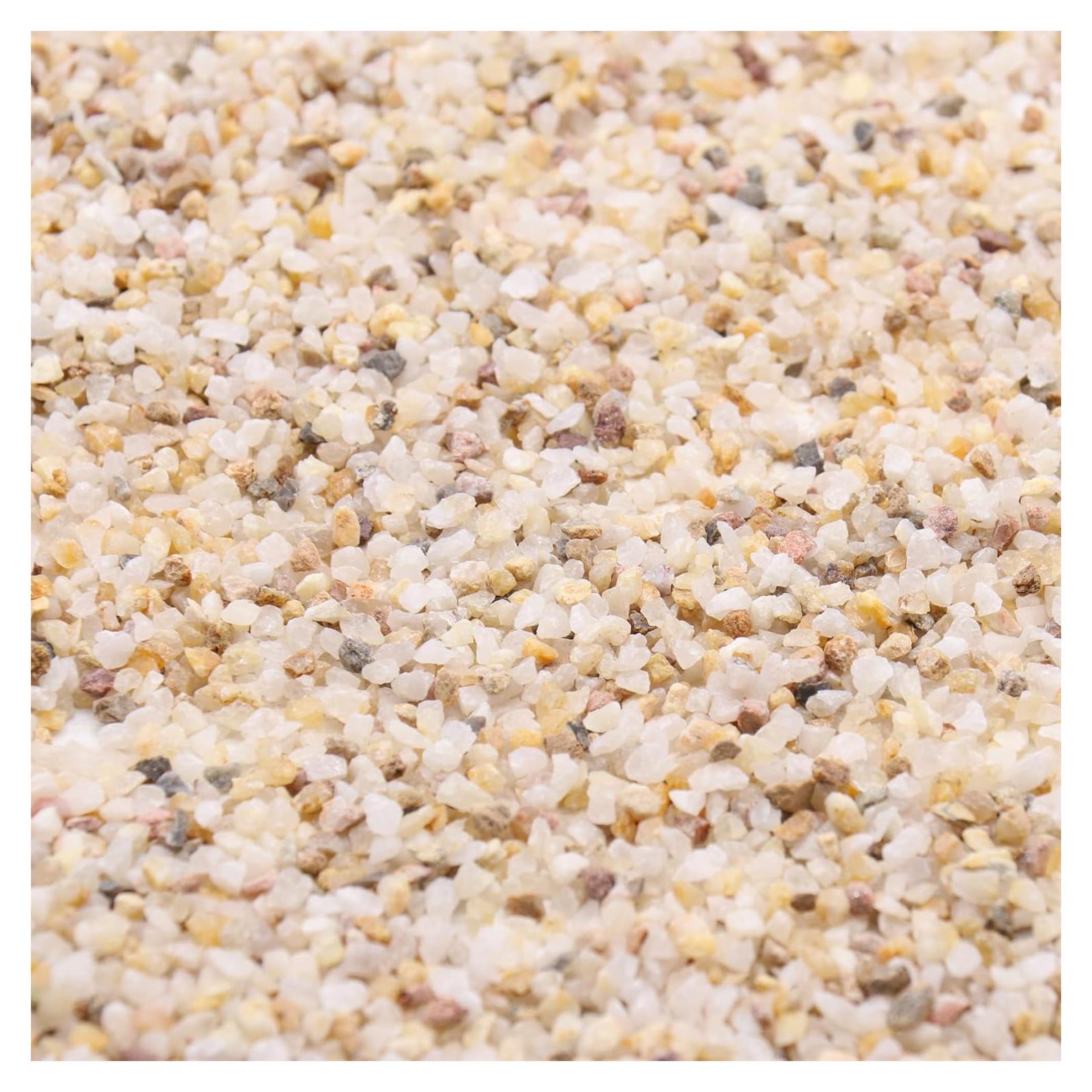 Arena Gruesa Dorada Premium Pebbles 0.32 cm 0.91 kg para Jardinería