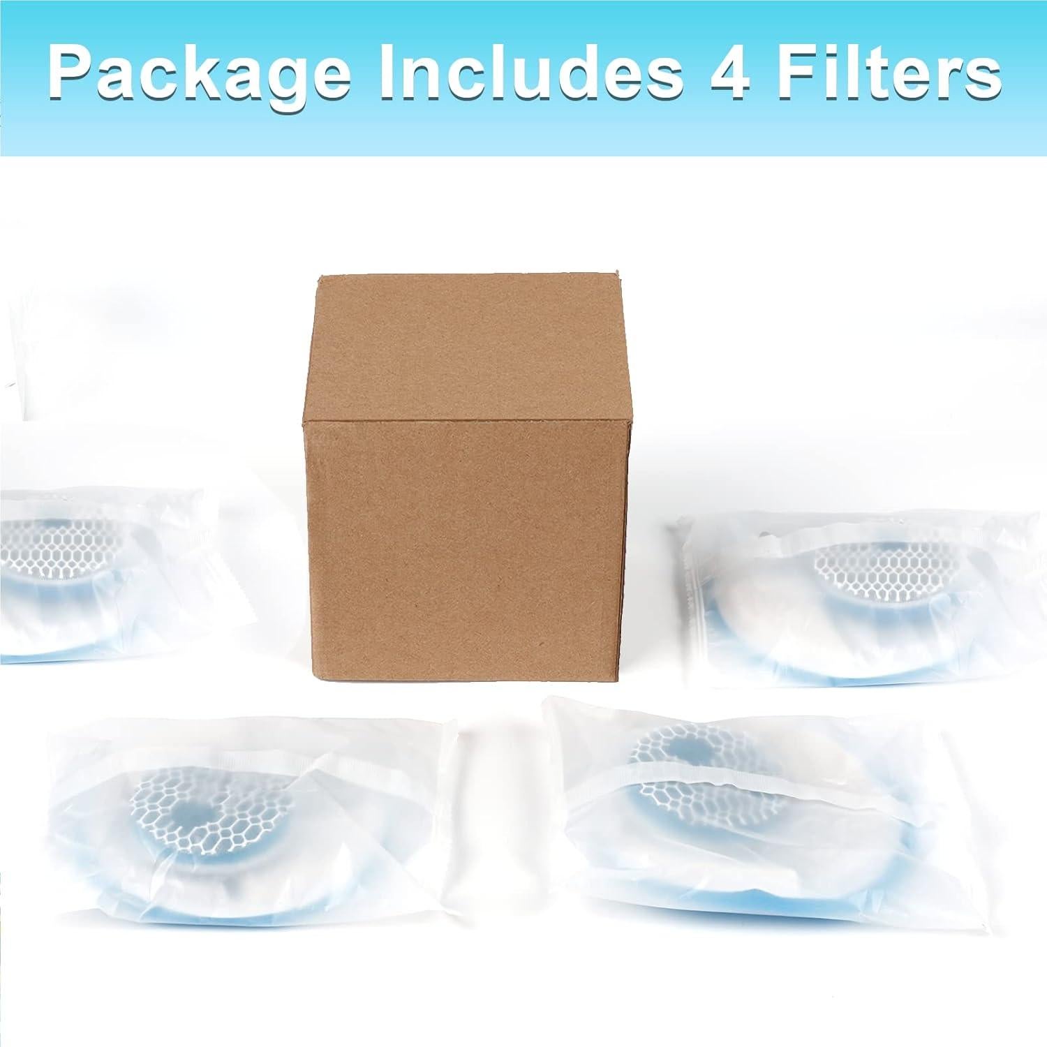 Filtros de Agua para Gatos Biubiucat - 4 Piezas Carbono Activo