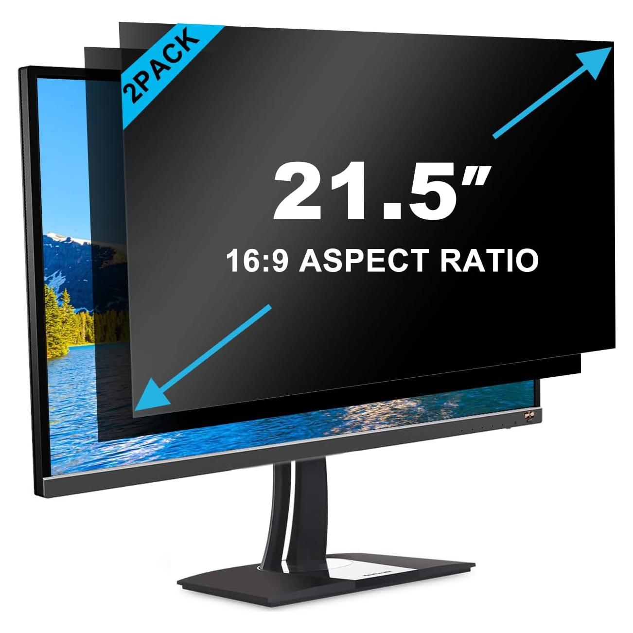 Paquete de 2 Filtros de Privacidad GUMIKE 21.5" Anti-reflejos