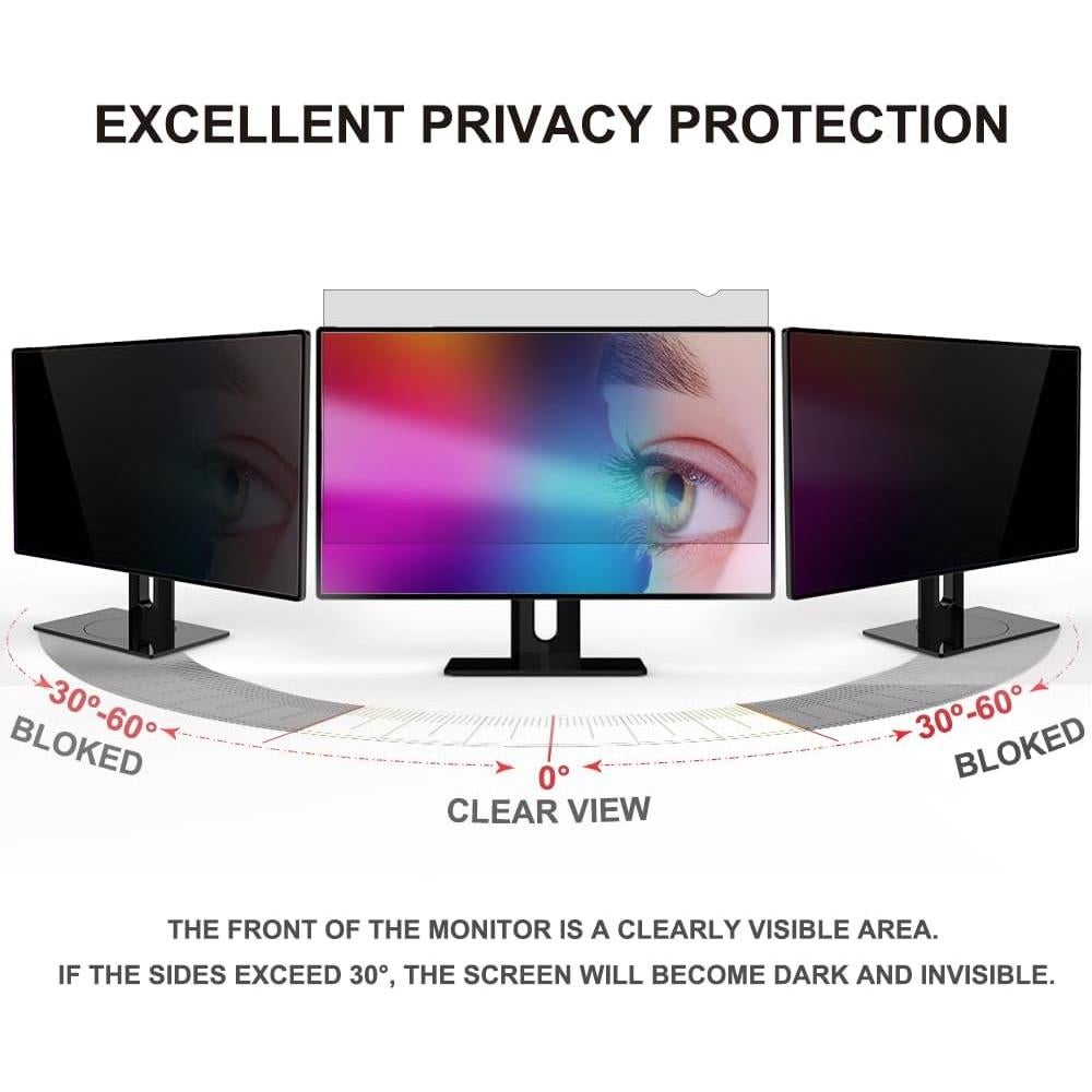Paquete de 2 Filtros de Privacidad GUMIKE 21.5" Anti-reflejos