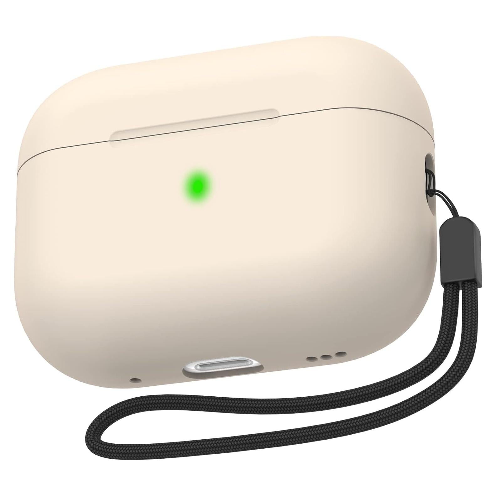 Funda de Silicona NIUTRENDZ para AirPods Pro 2 2022 Beige