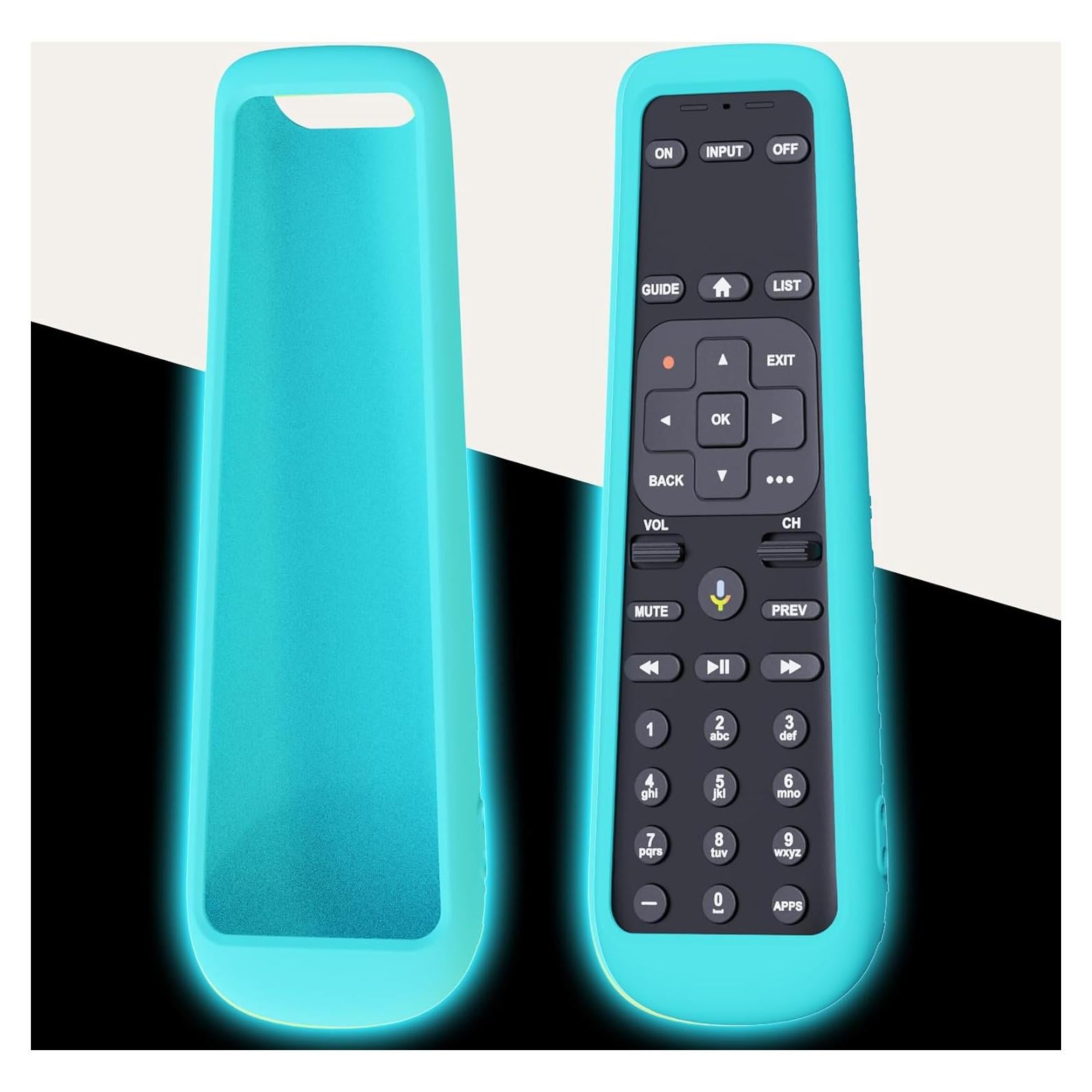Funda de Silicona Brillante Azul para Control Remoto AT&T C71KW