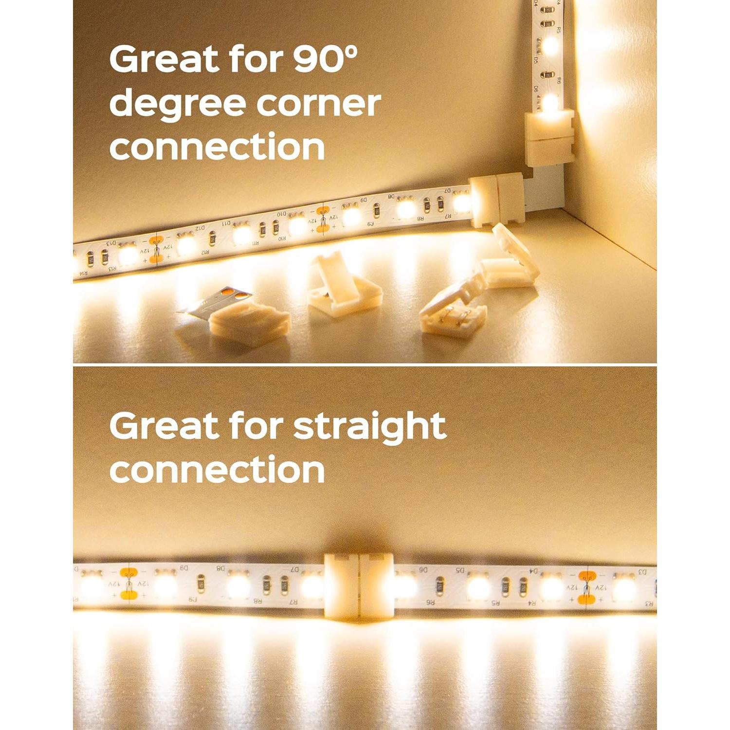 Conectores LED 2 Pines JACKYLED 8mm - 32 Piezas