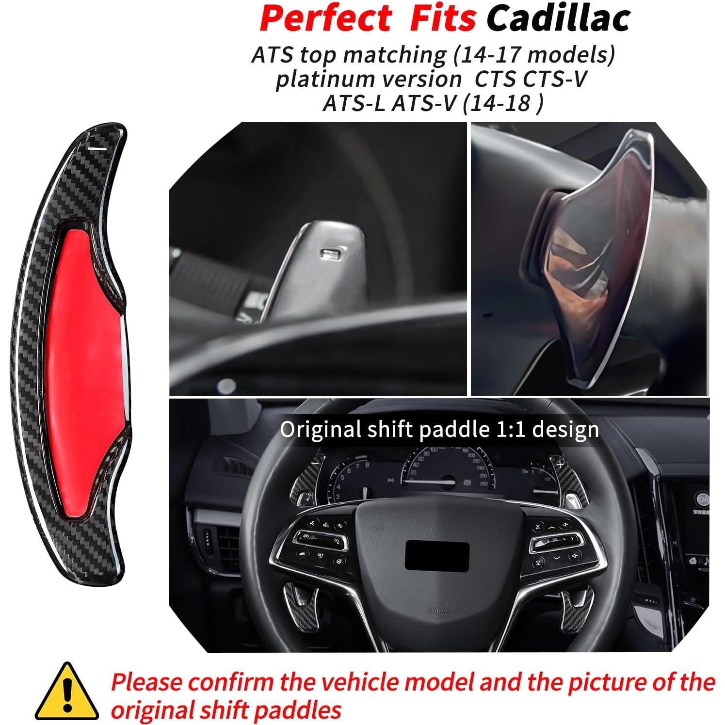 Extensiones de Palanca de Cambio T-carbon para Cadillac ATS 2014-2019