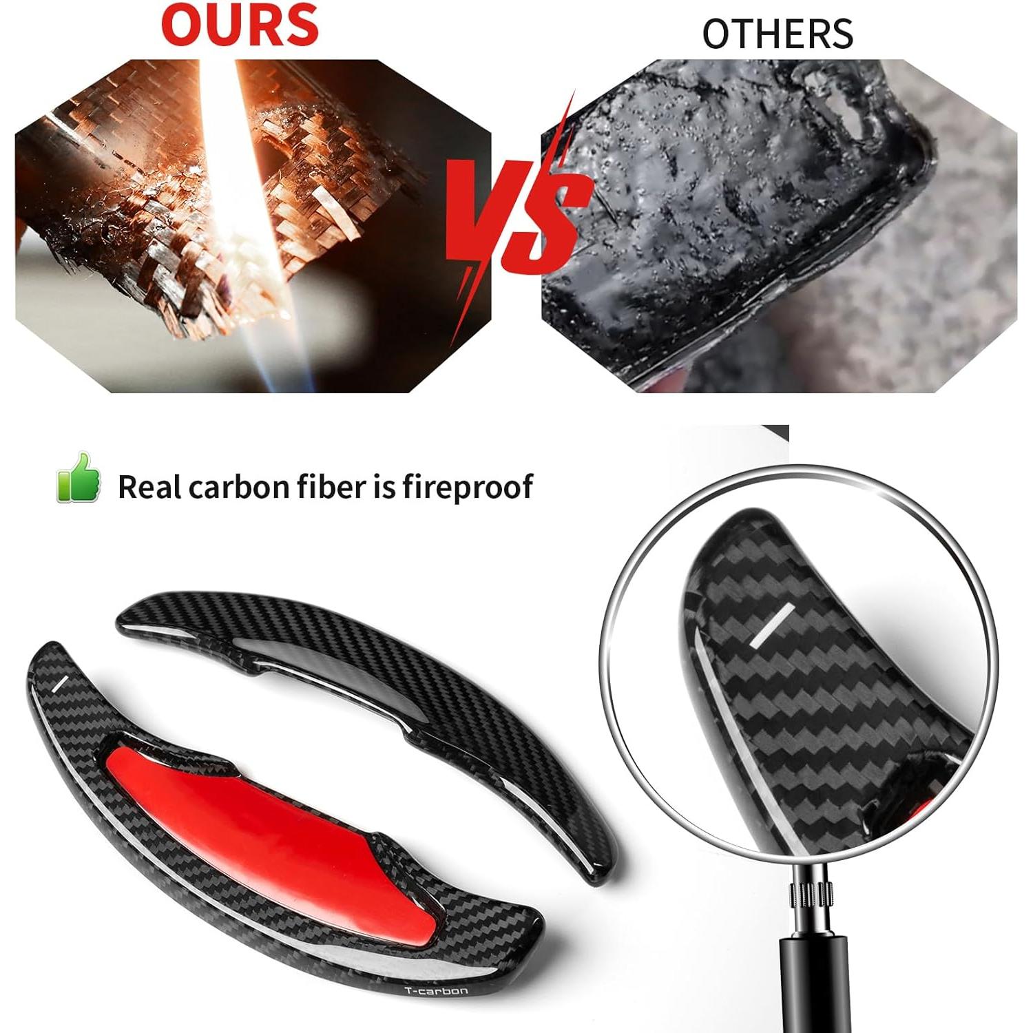 Extensiones de Palanca de Cambio T-carbon para Cadillac ATS 2014-2019