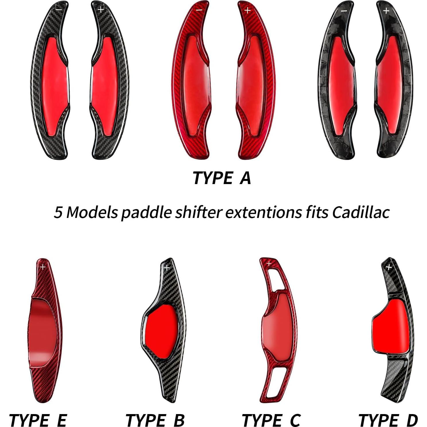 Extensiones de Palanca de Cambio T-carbon para Cadillac ATS 2014-2019