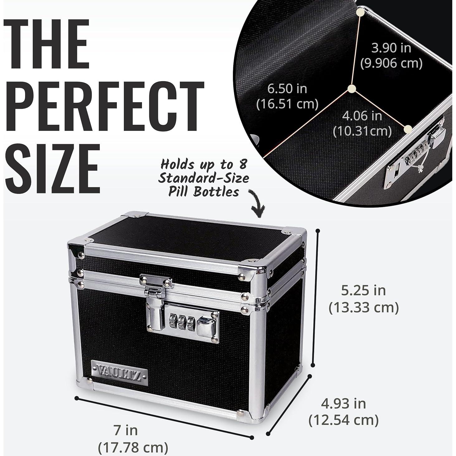 Caja de Seguridad Vaultz para Medicamentos 12.7x17.8x12.7cm