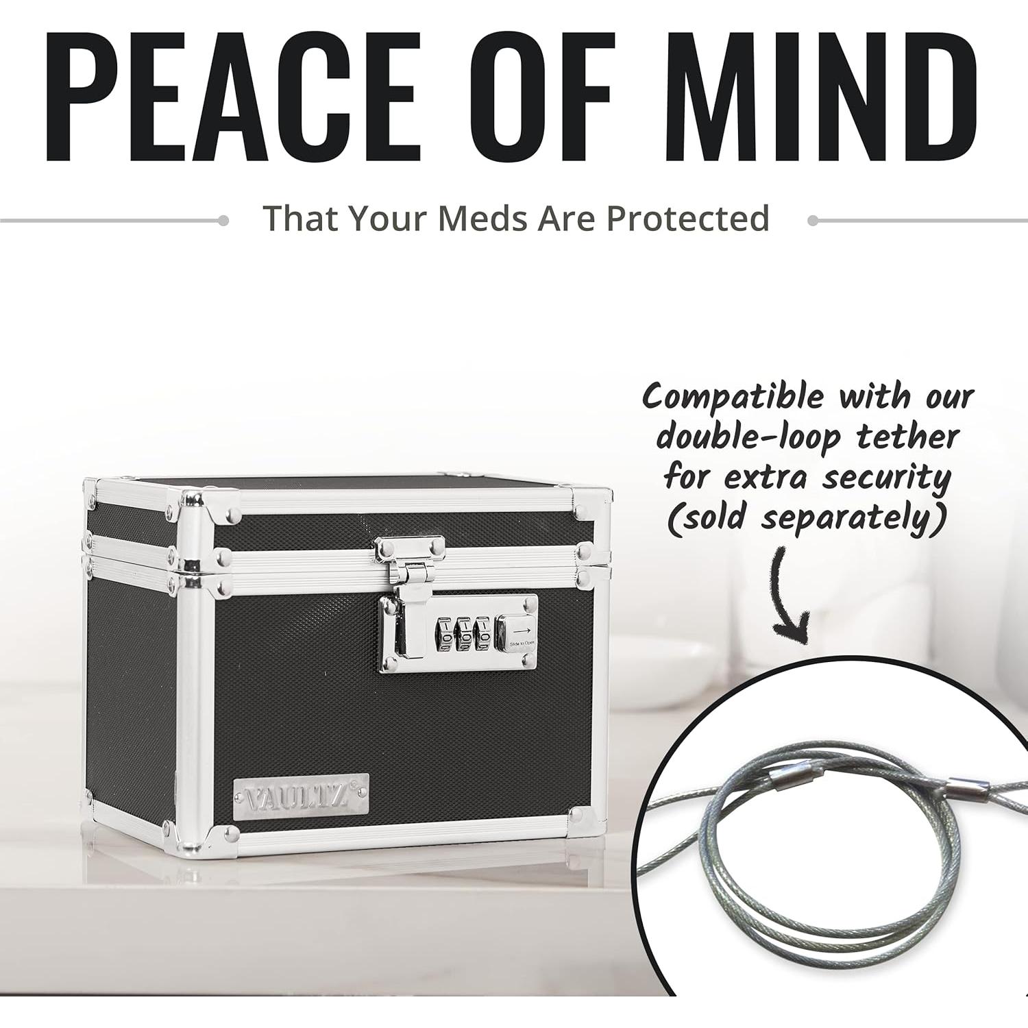 Caja de Seguridad Vaultz para Medicamentos 12.7x17.8x12.7cm