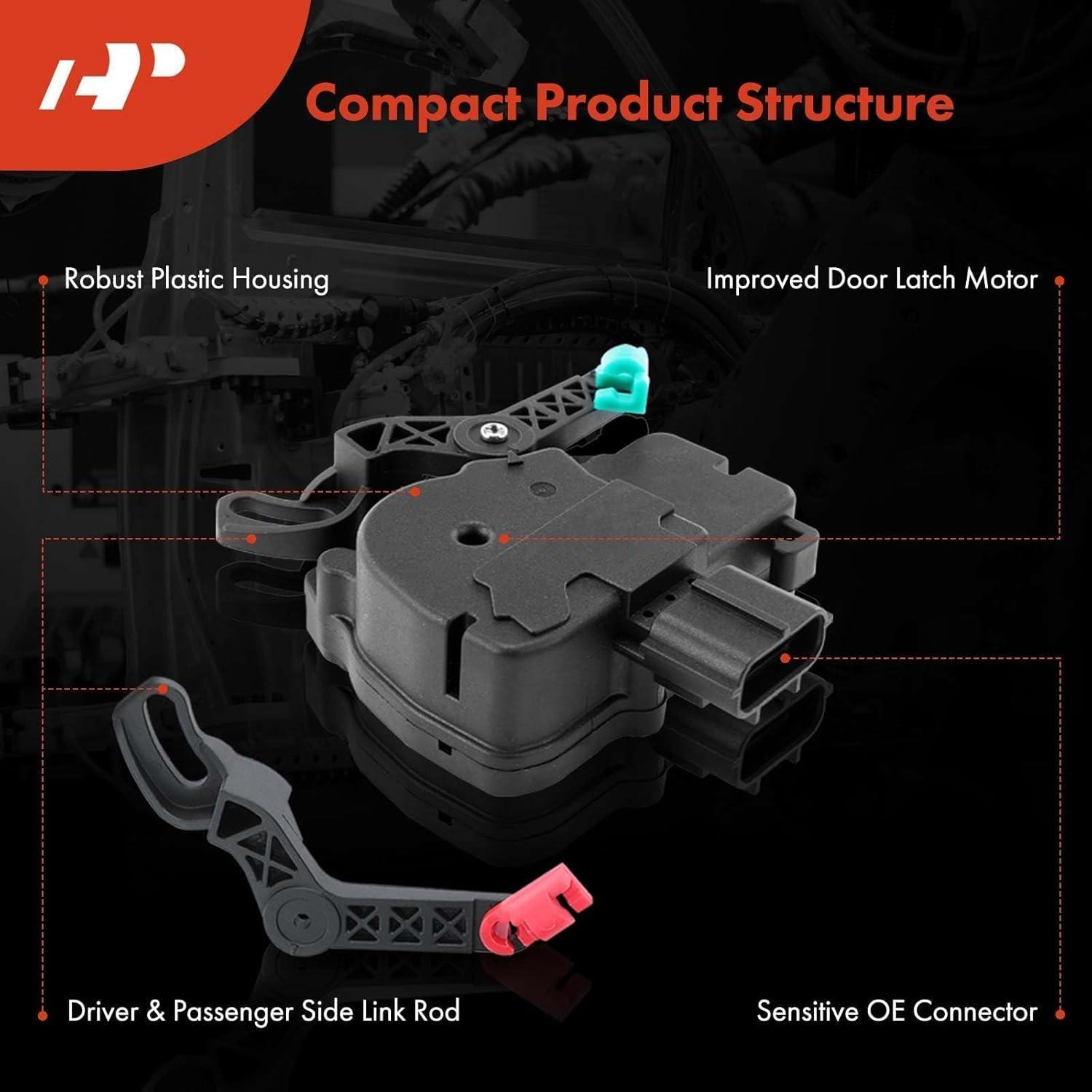 Actuador de Cerradura de Puerta Deslizante A-Premium para Chrysler y Dodge