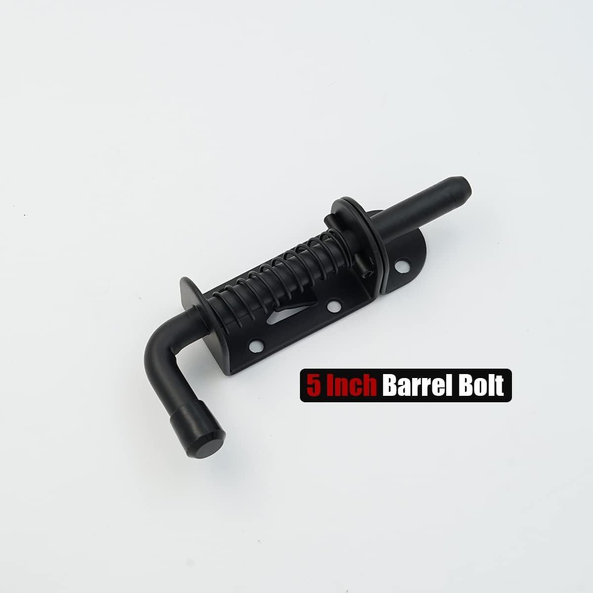 Pasador de Resorte JQK 5" Acero Inoxidable Negro HSB300-BK